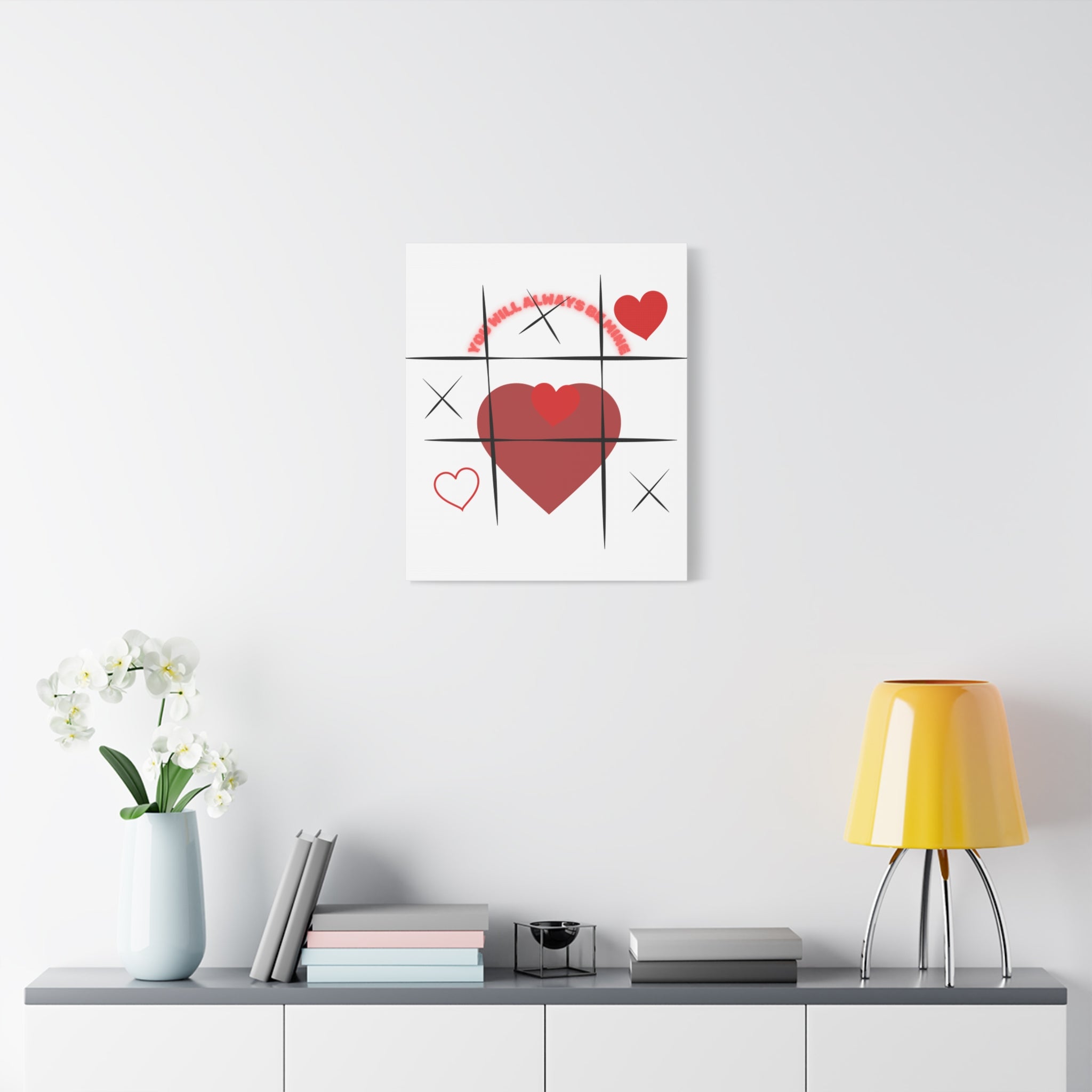 "You Will Always Be Mine" Matte Canvas Print – Sweet Love Wall Art