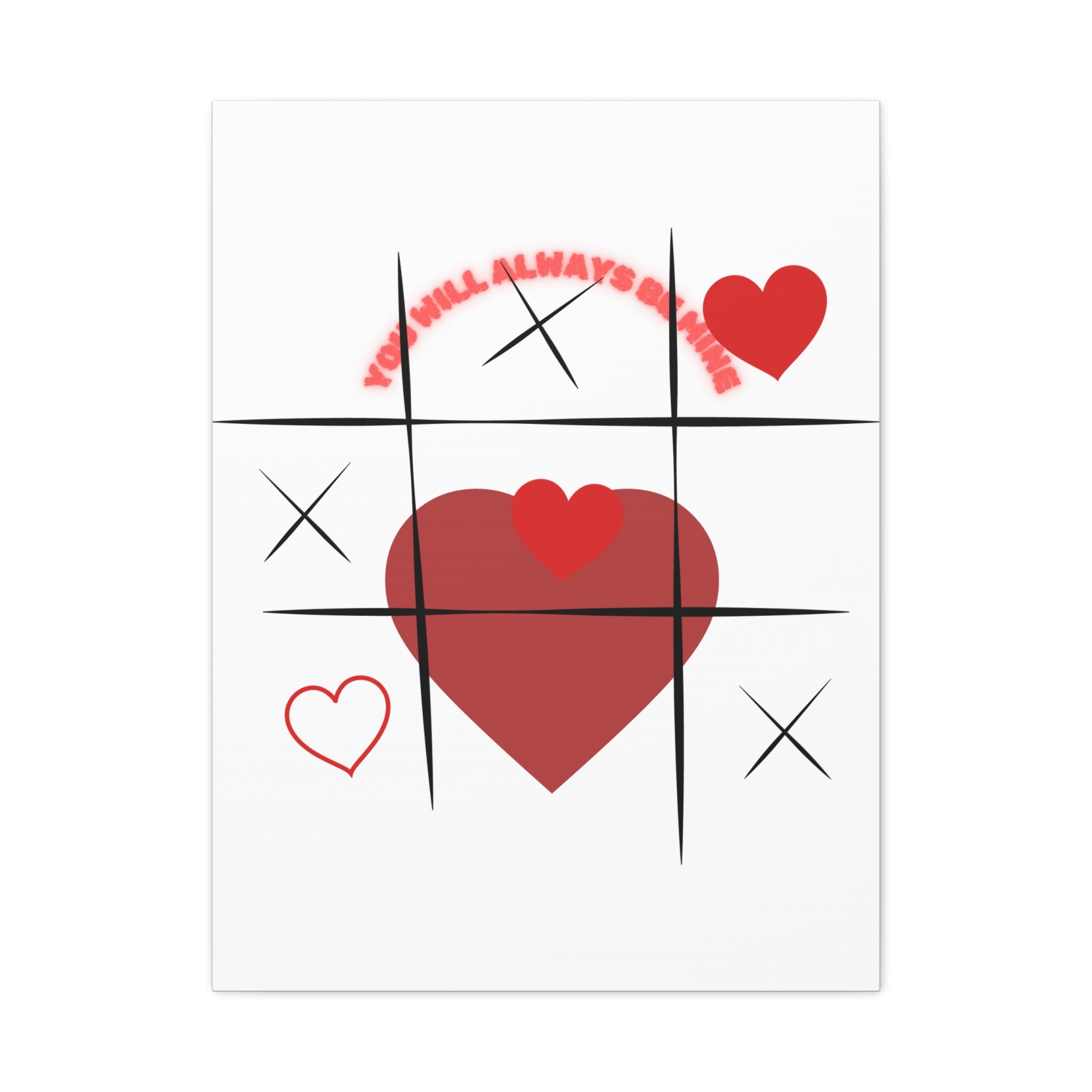 "You Will Always Be Mine" Matte Canvas Print – Sweet Love Wall Art