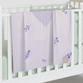 "Love & Lilies" Baby Swaddle Blanket – Cozy & Charming for Little Ones