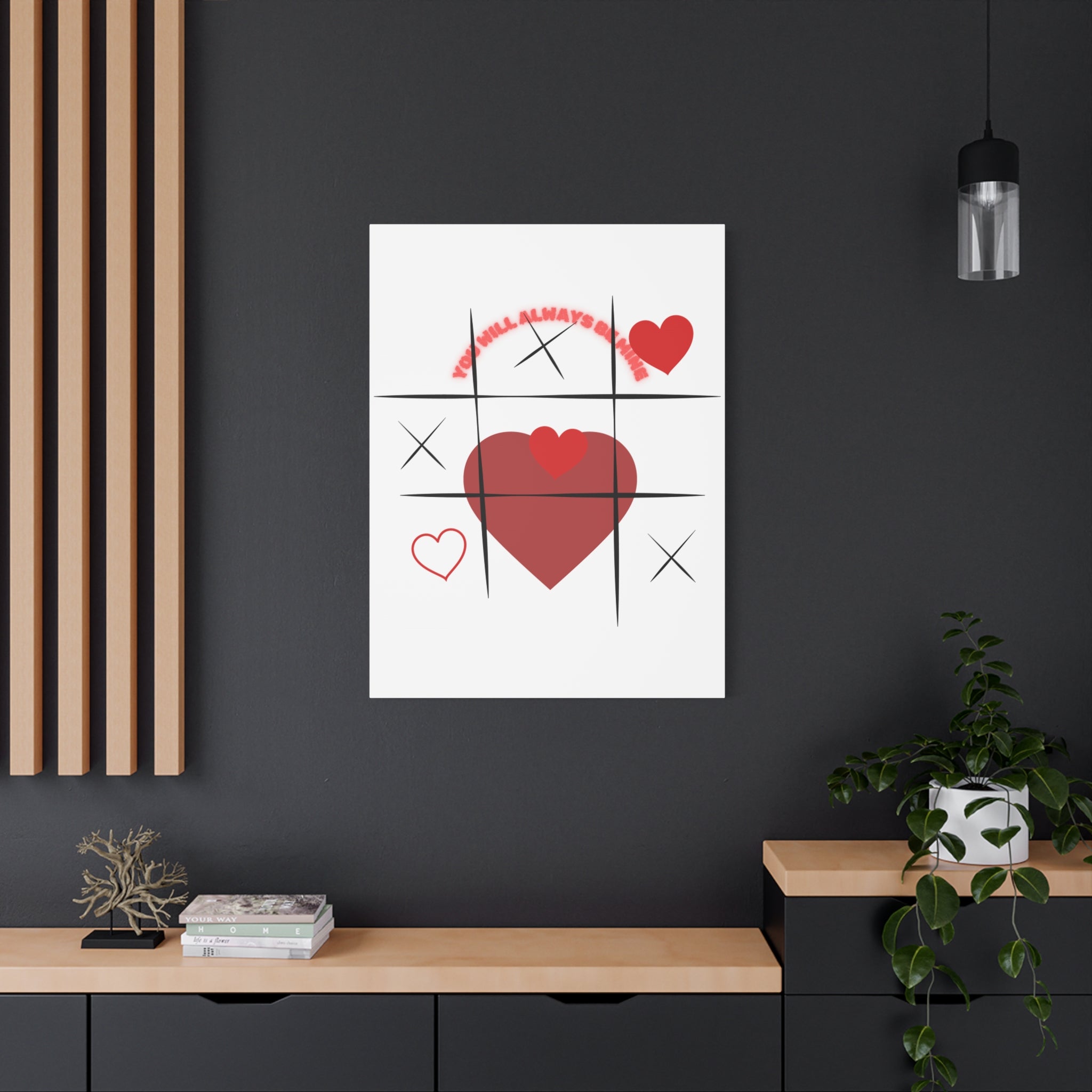 "You Will Always Be Mine" Matte Canvas Print – Sweet Love Wall Art