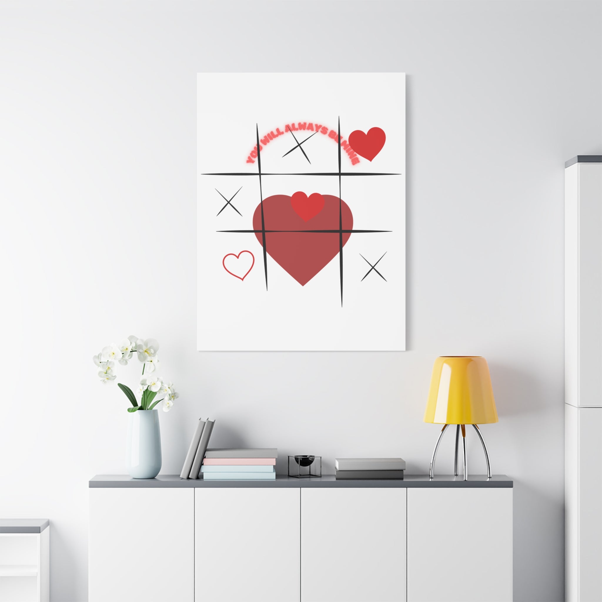 "You Will Always Be Mine" Matte Canvas Print – Sweet Love Wall Art