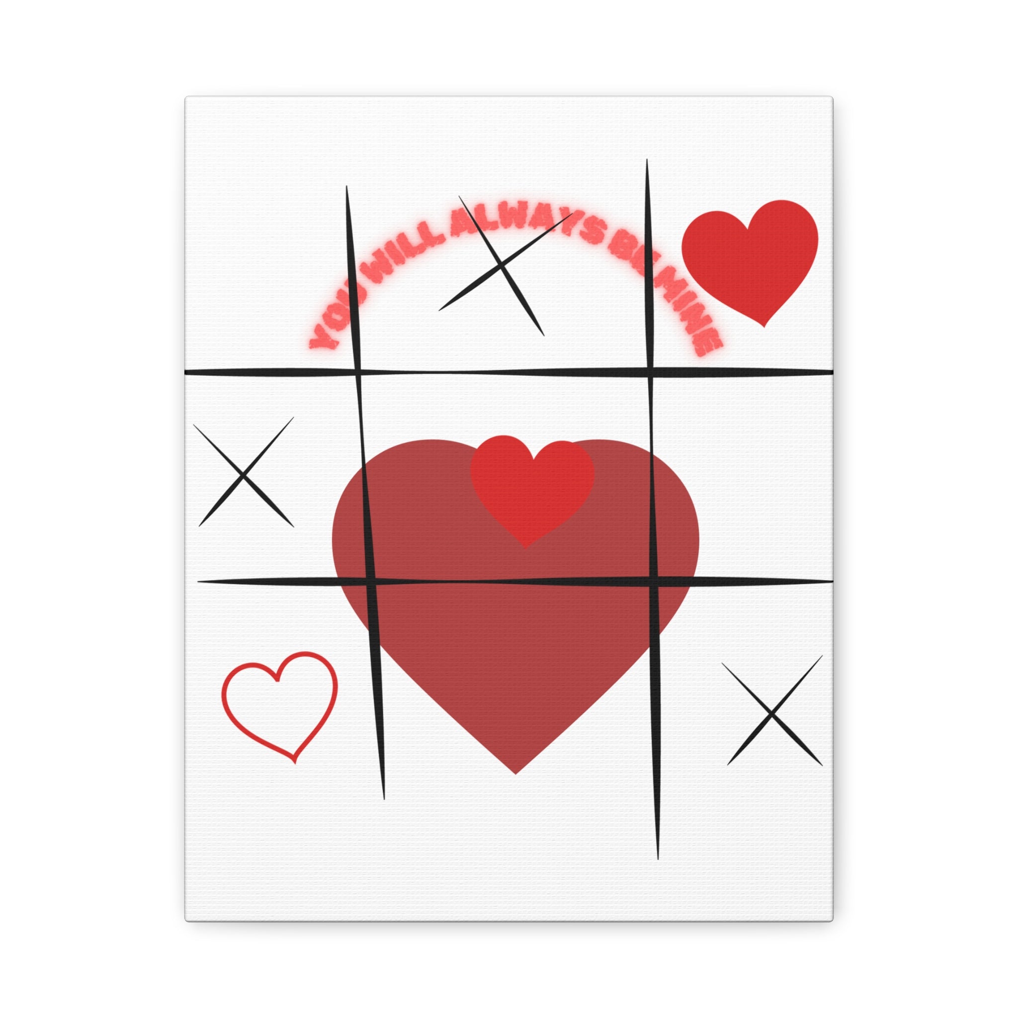 "You Will Always Be Mine" Matte Canvas Print – Sweet Love Wall Art