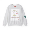 "Law & No Order" Graphic Sweatshirt – Bold Streetwear Statement, Rebellious Casual Wear, Edgy Unisex Crewneck