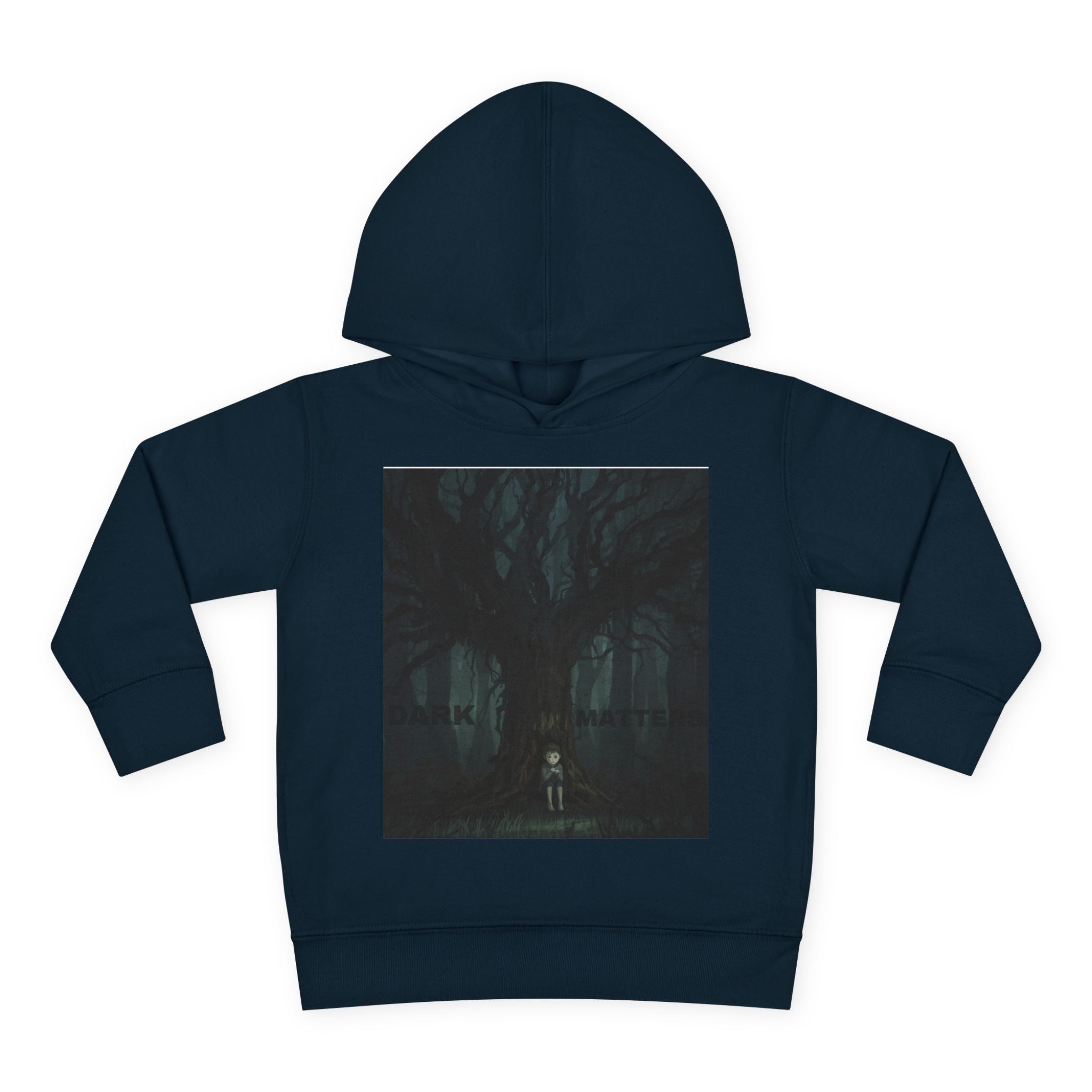 "Dark Matters" Toddler Fleece Hoodie – Cozy Cosmic Style for Little Explorers