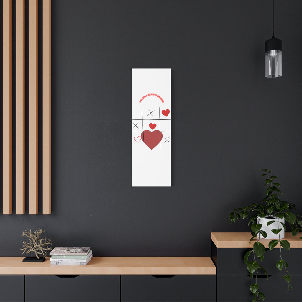 "You Will Always Be Mine" Matte Canvas Print – Sweet Love Wall Art