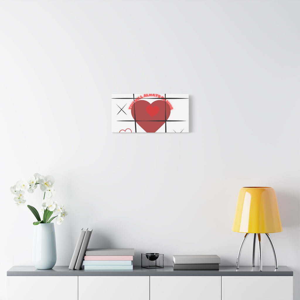 "You Will Always Be Mine" Matte Canvas Print – Sweet Love Wall Art