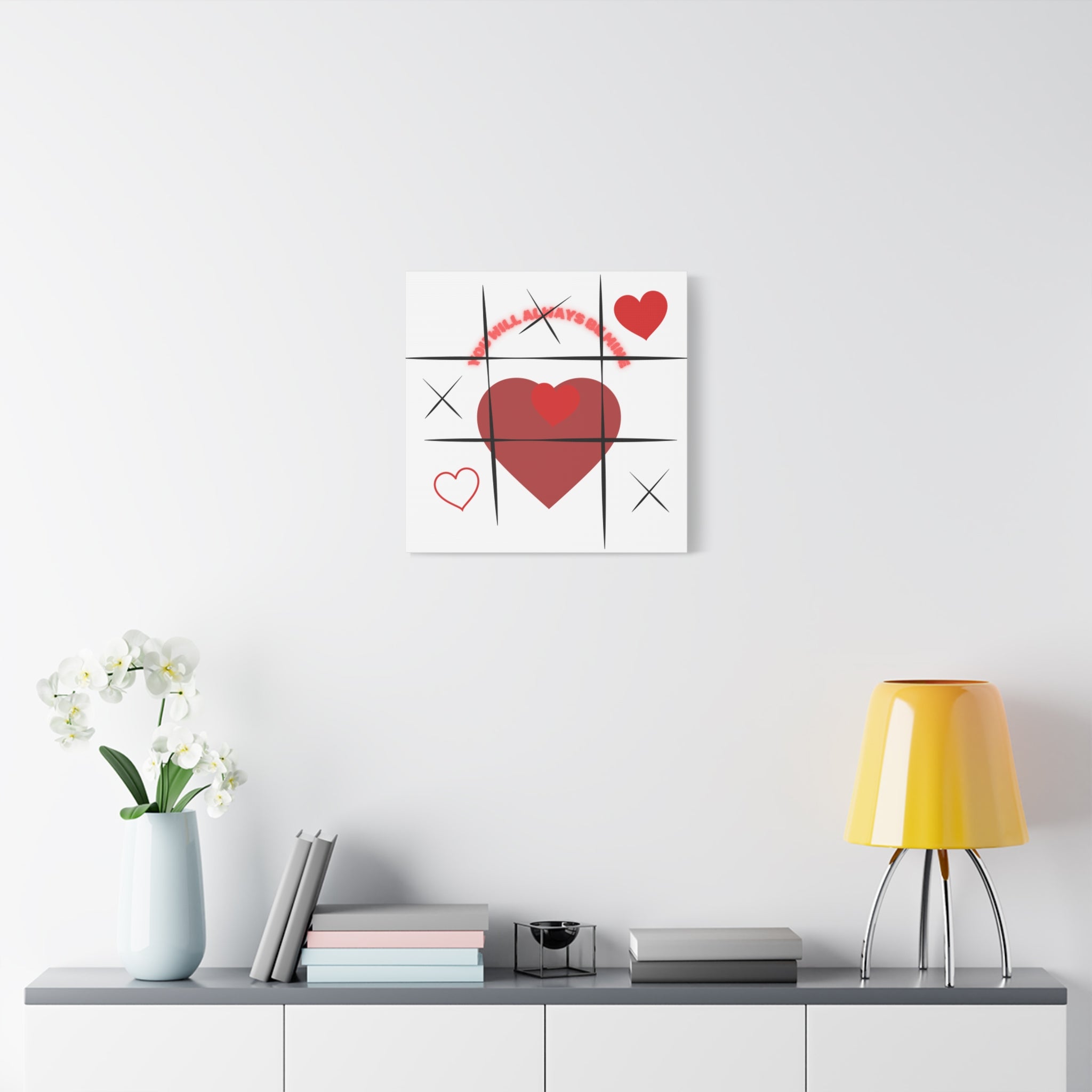 "You Will Always Be Mine" Matte Canvas Print – Sweet Love Wall Art
