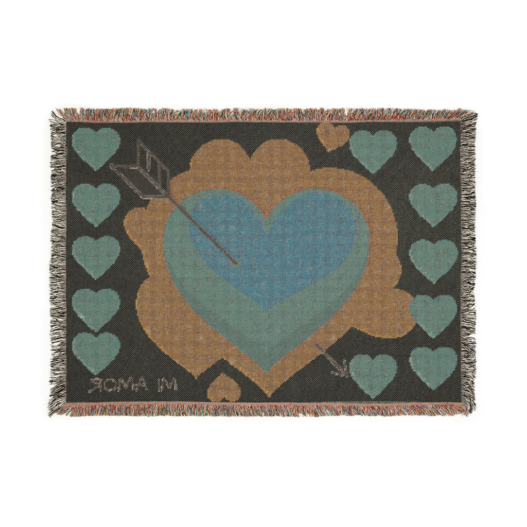 "Mi Amor" Woven Blanket – Cozy Romantic Love Throw