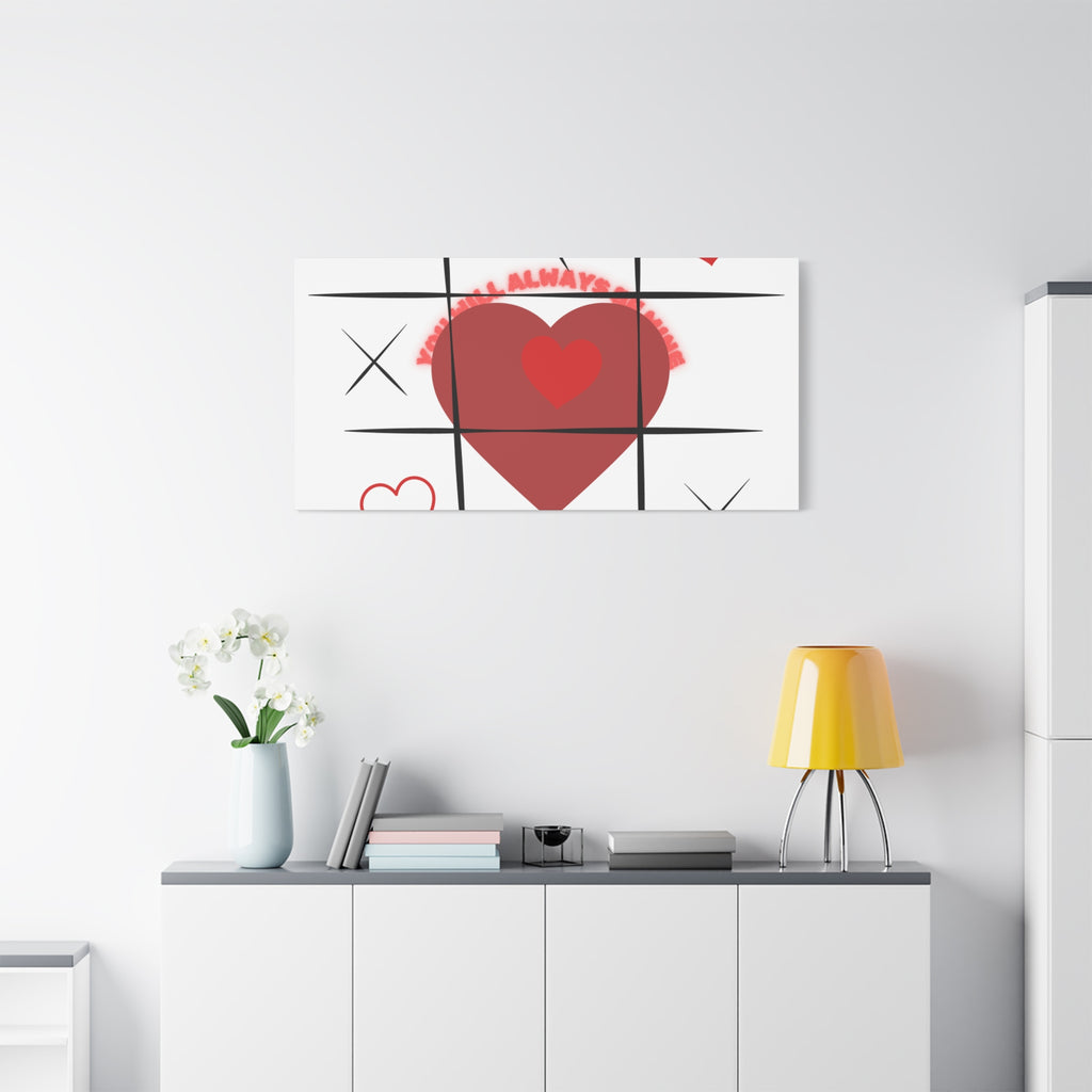 "You Will Always Be Mine" Matte Canvas Print – Sweet Love Wall Art