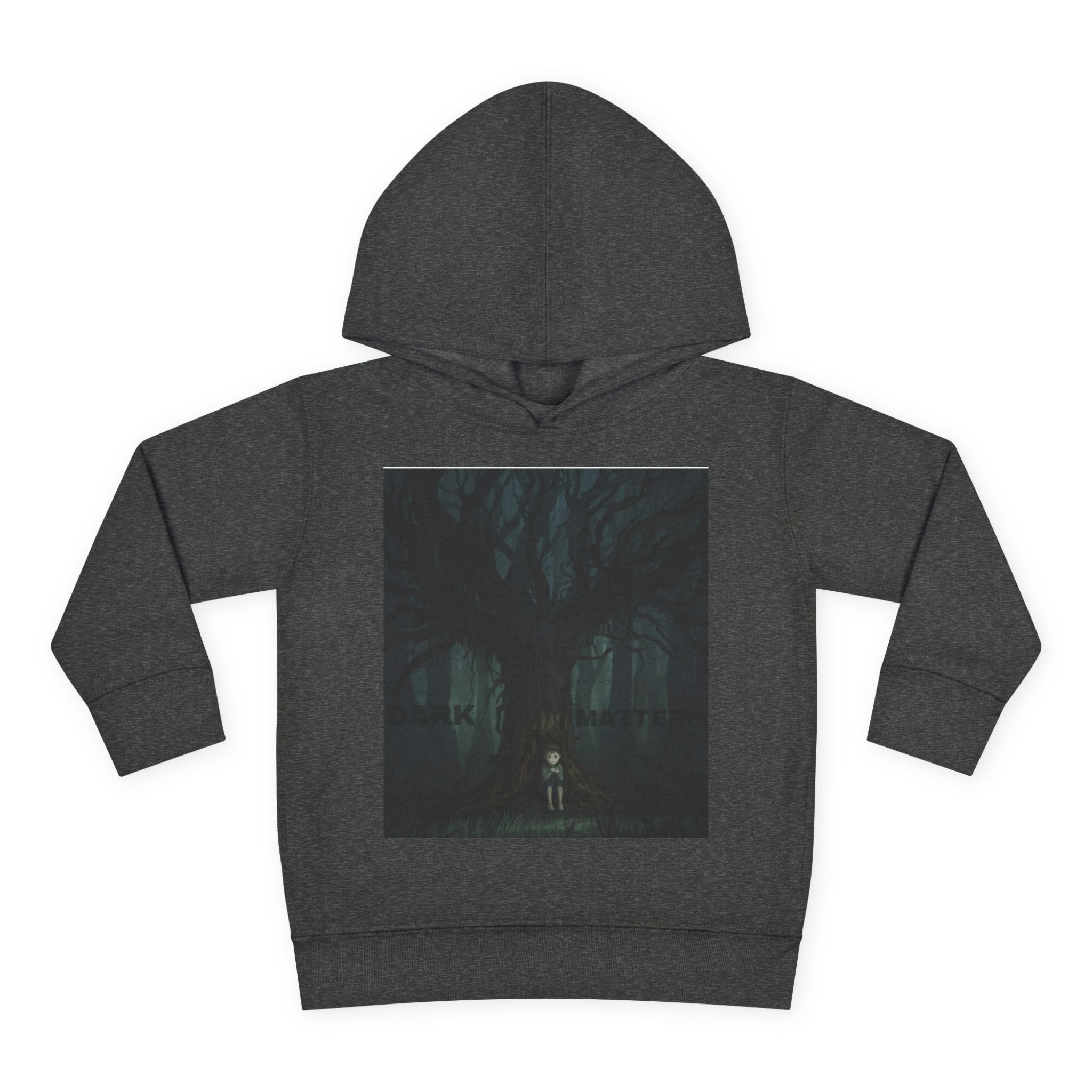 "Dark Matters" Toddler Fleece Hoodie – Cozy Cosmic Style for Little Explorers