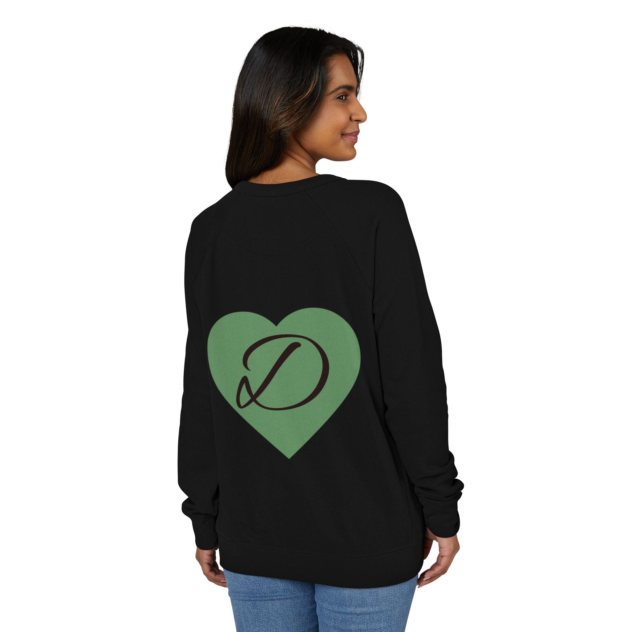 "Vivid Harmony" Unisex French Terry Crewneck – Bright Artistic Design, Colorful Graphic Sweatshirt, Wearable Art