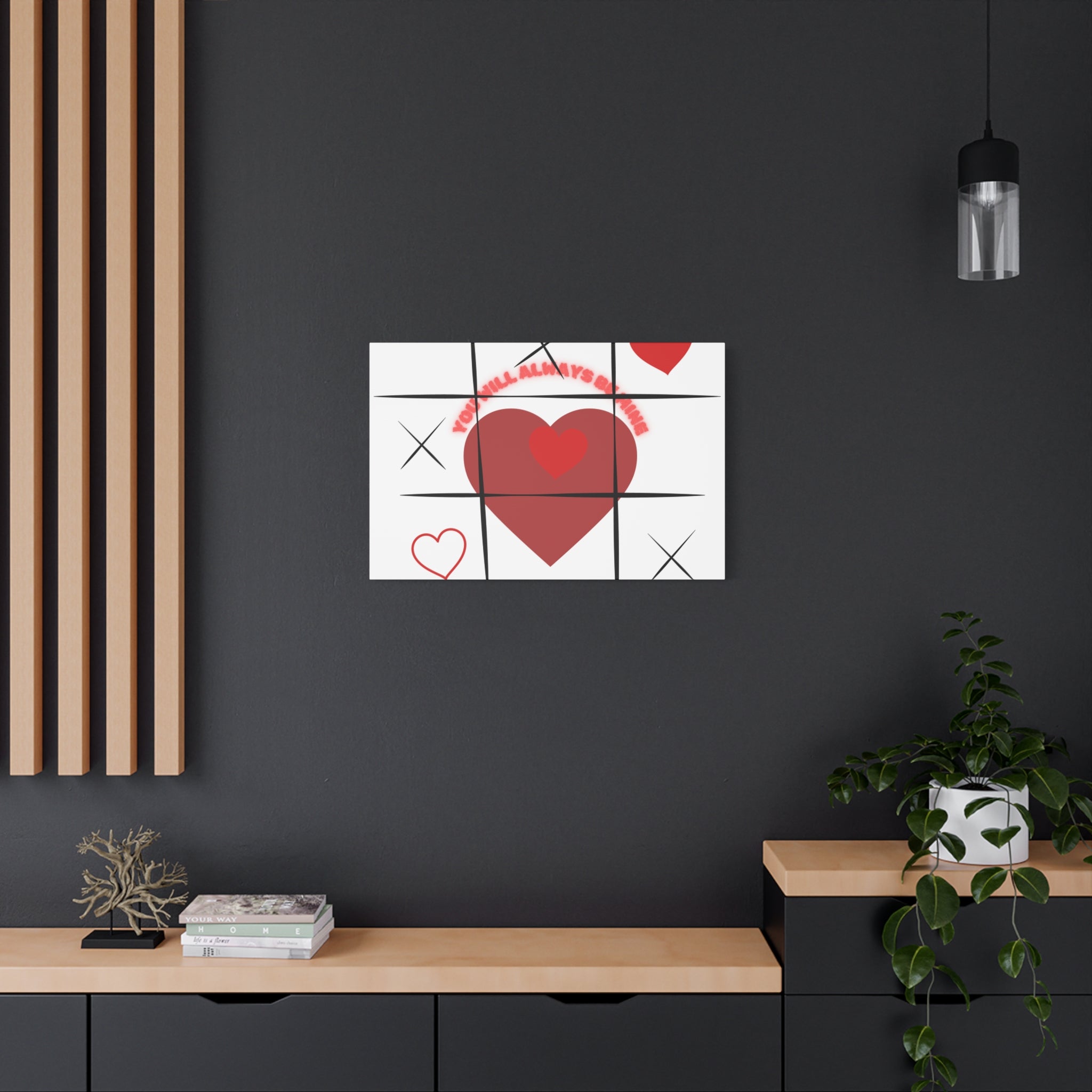 "You Will Always Be Mine" Matte Canvas Print – Sweet Love Wall Art