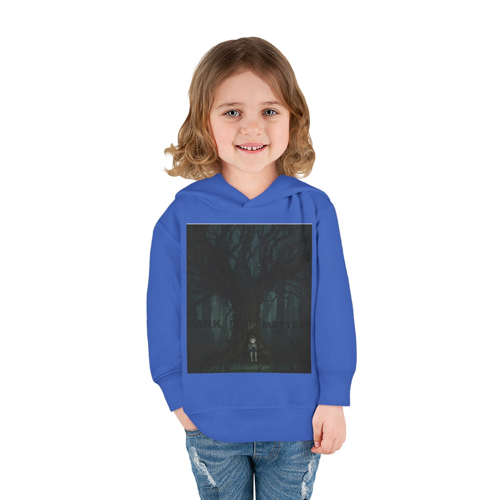 "Dark Matters" Toddler Fleece Hoodie – Cozy Cosmic Style for Little Explorers
