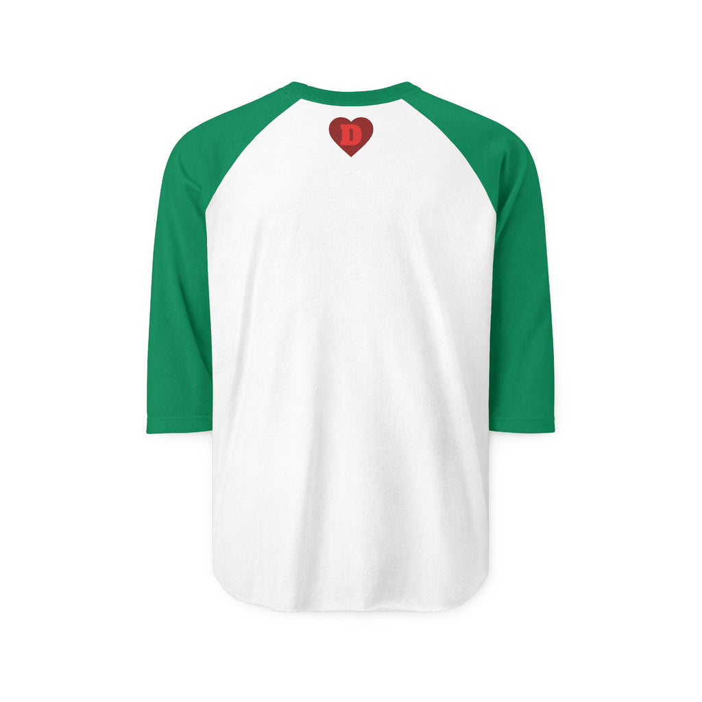 "LIFELESS" Regal 3/4 Sleeve Shirt – Bold Minimalist Statement, Modern Streetwear, Edgy Raglan Tee