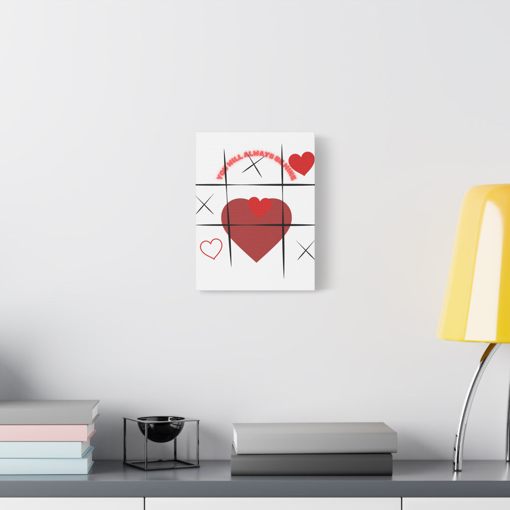 "You Will Always Be Mine" Matte Canvas Print – Sweet Love Wall Art