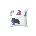 "Flowing Essence" Square Pillow – Artistic Harmony in Soft Comfort