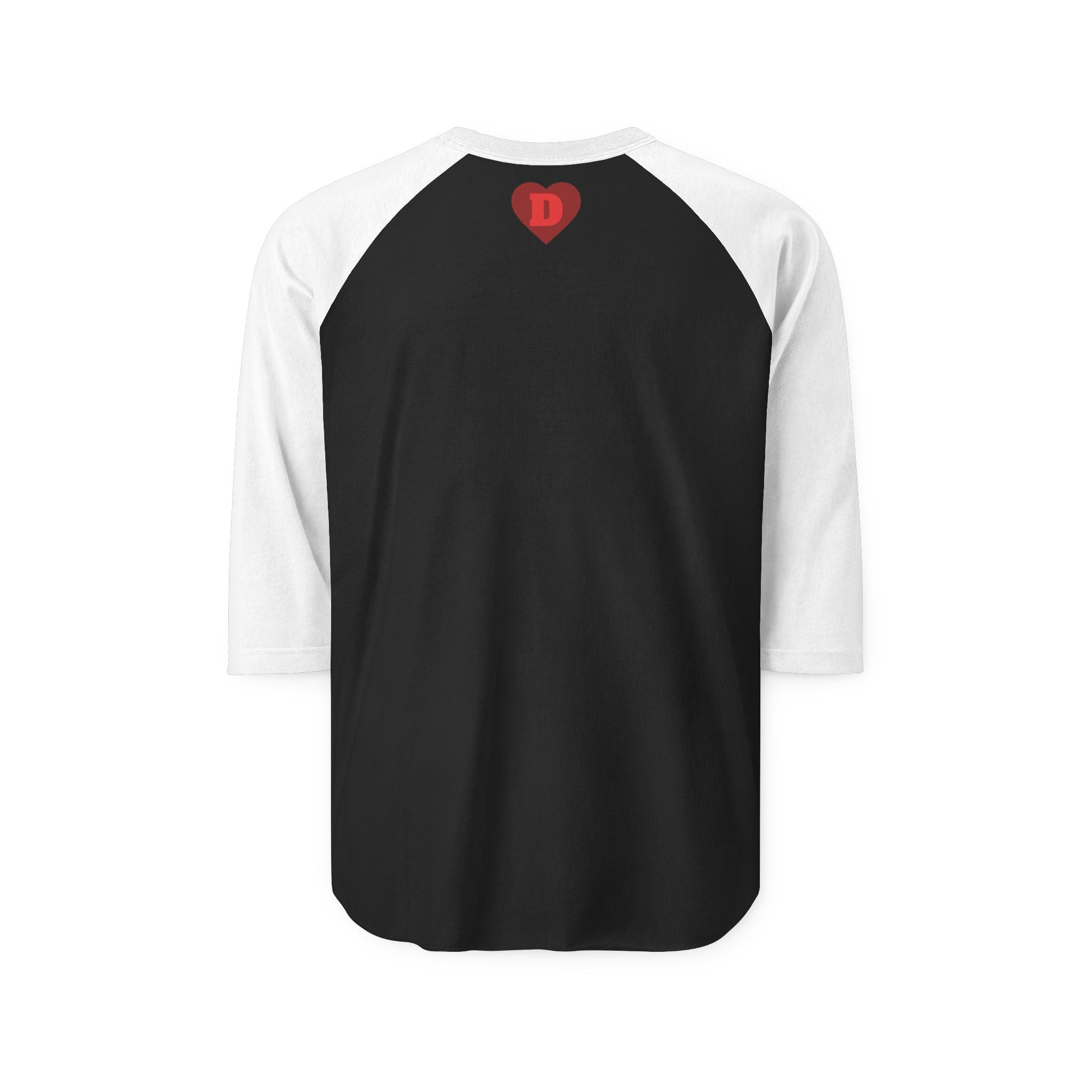 "LIFELESS" Regal 3/4 Sleeve Shirt – Bold Minimalist Statement, Modern Streetwear, Edgy Raglan Tee