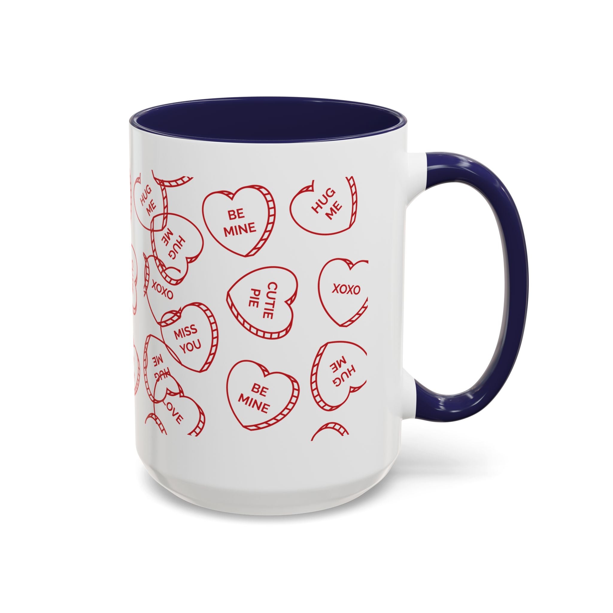 Cute Heart Message Mug – Sweet Love Coffee Cup, Adorable Gift for Loved Ones