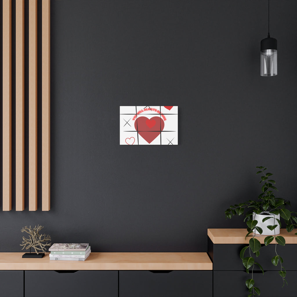 "You Will Always Be Mine" Matte Canvas Print – Sweet Love Wall Art