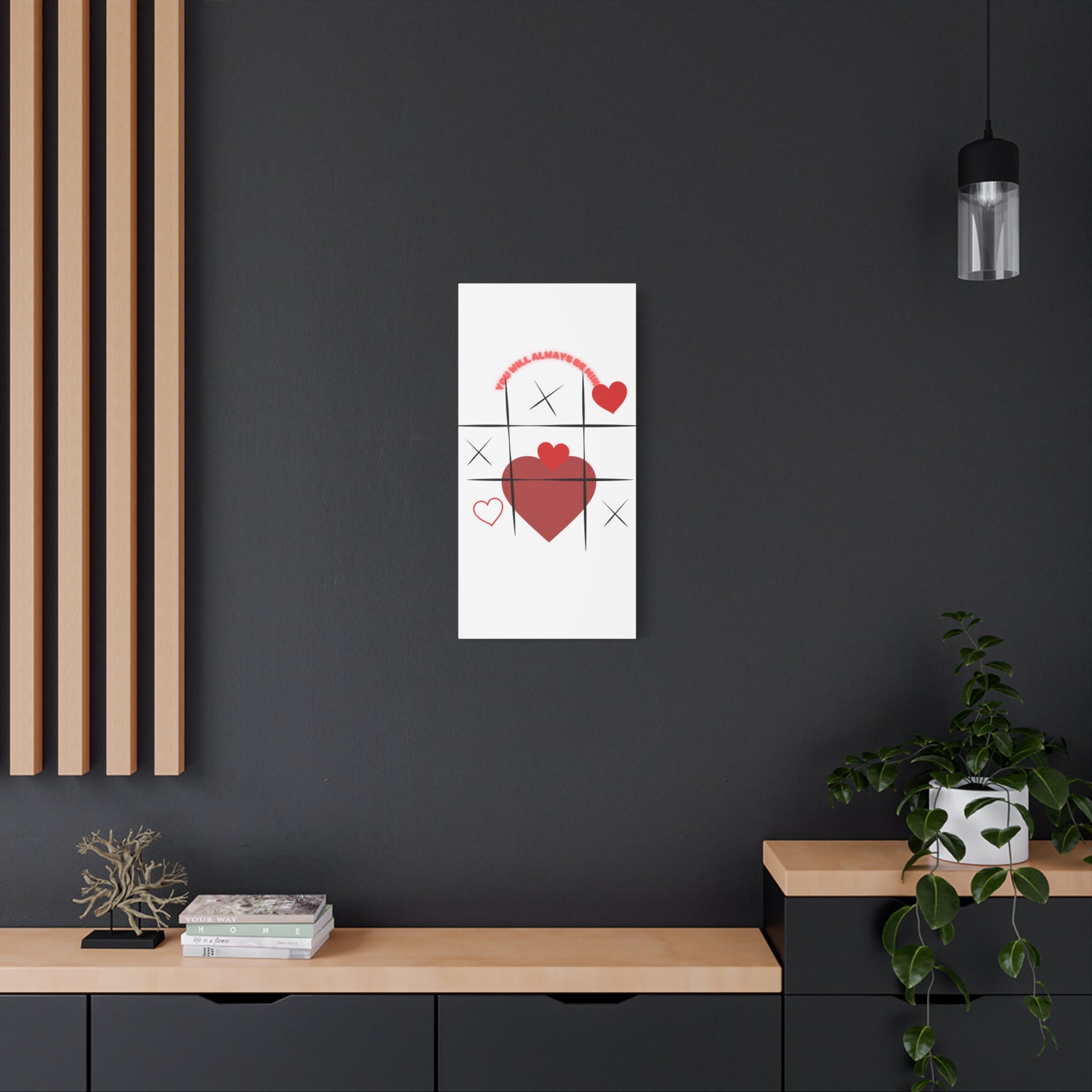 "You Will Always Be Mine" Matte Canvas Print – Sweet Love Wall Art