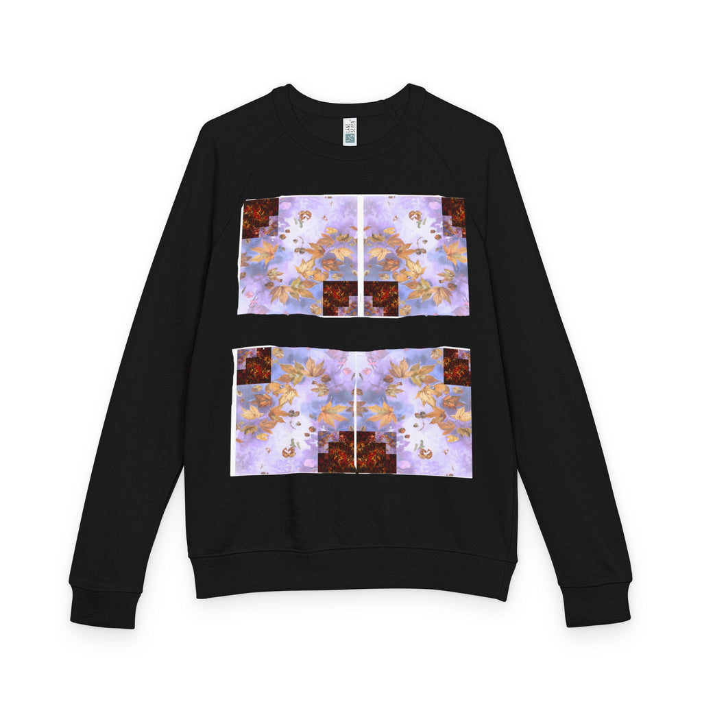"Vivid Harmony" Unisex French Terry Crewneck – Bright Artistic Design, Colorful Graphic Sweatshirt, Wearable Art