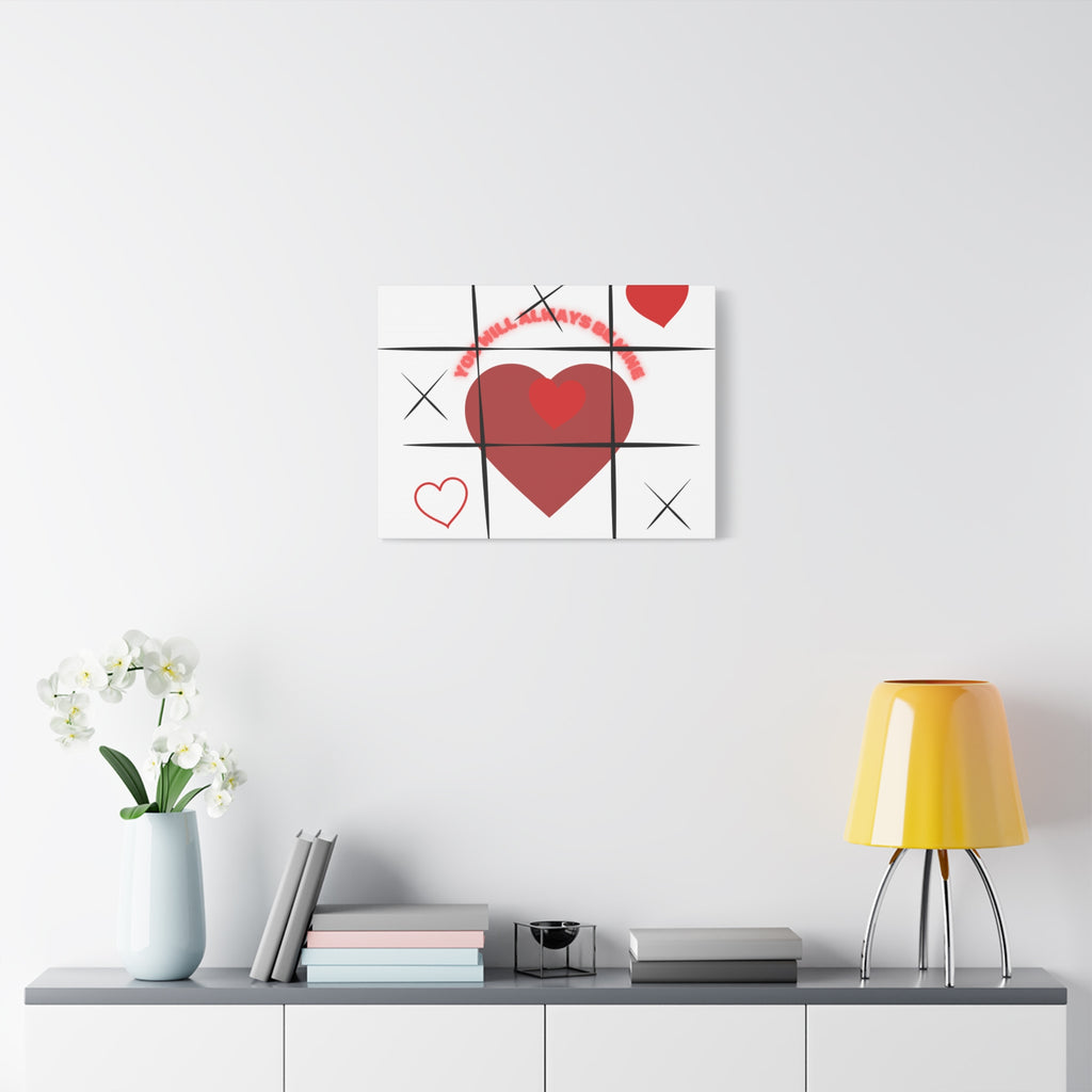 "You Will Always Be Mine" Matte Canvas Print – Sweet Love Wall Art