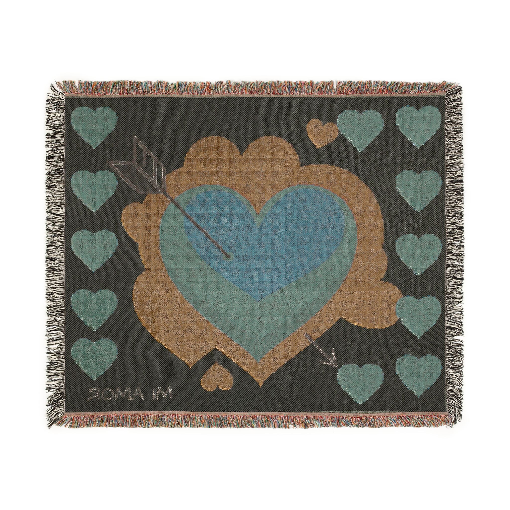 "Mi Amor" Woven Blanket – Cozy Romantic Love Throw