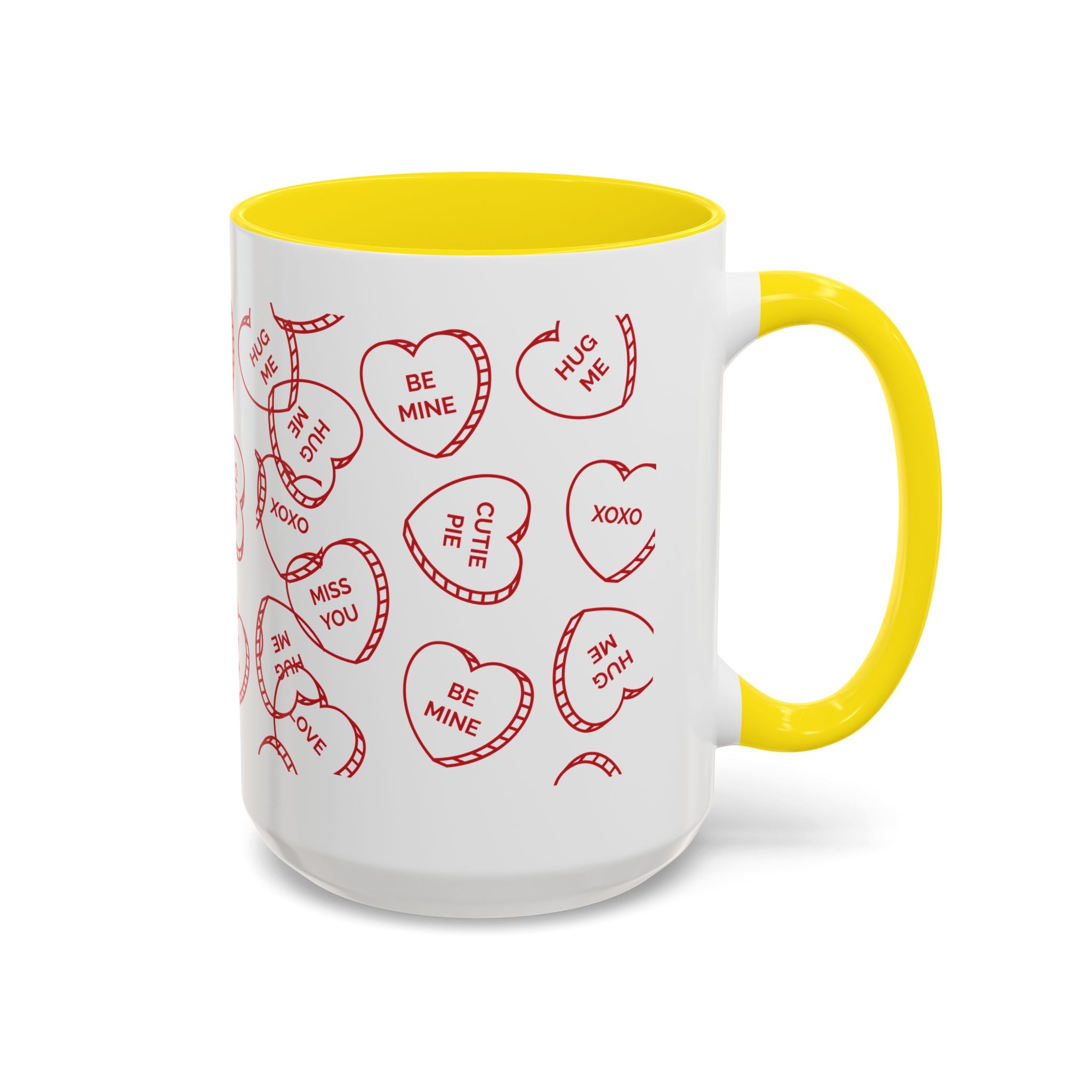 Cute Heart Message Mug – Sweet Love Coffee Cup, Adorable Gift for Loved Ones