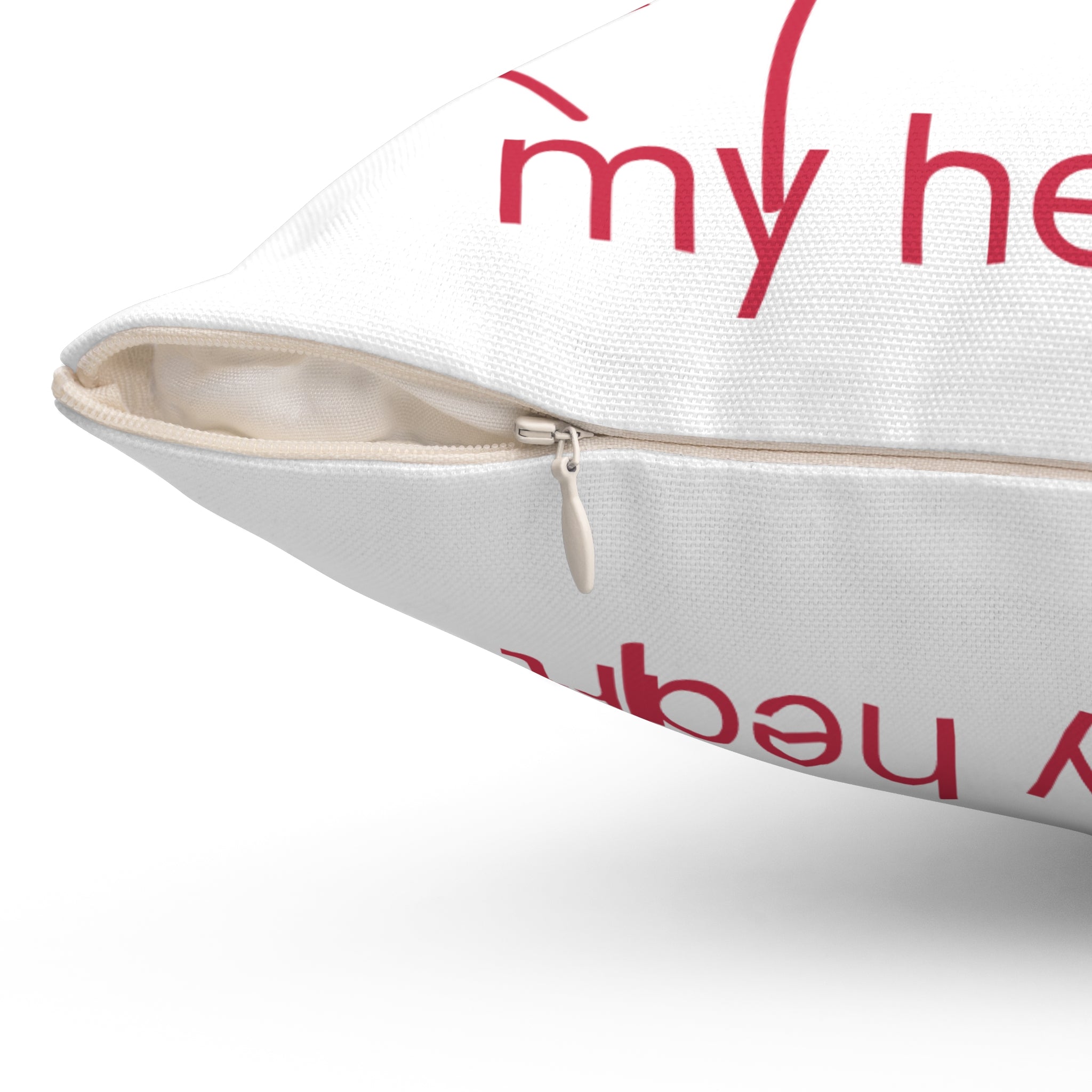 "You Won My Heart" Square Pillow – Sweet Love Accent