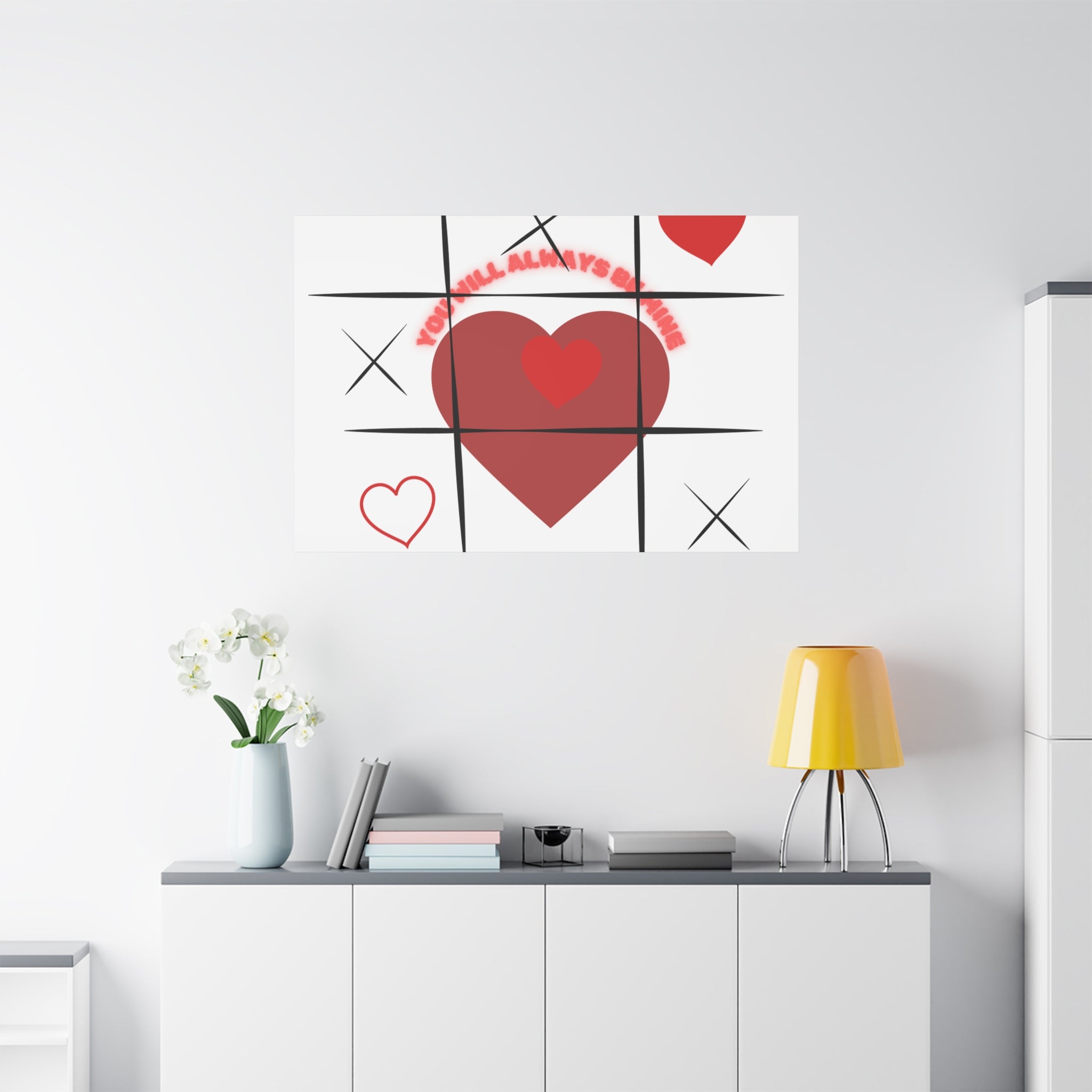 "You Will Always Be Mine" Matte Canvas Print – Sweet Love Wall Art
