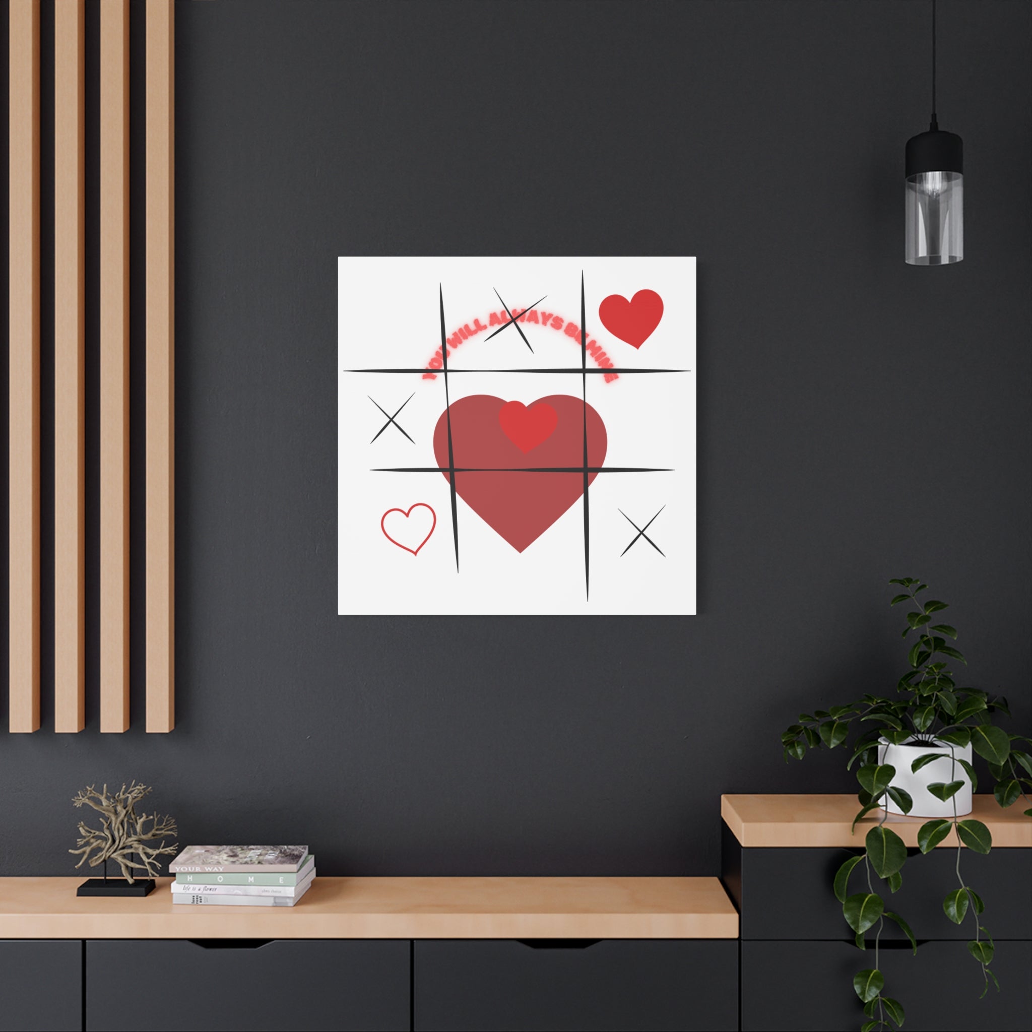 "You Will Always Be Mine" Matte Canvas Print – Sweet Love Wall Art