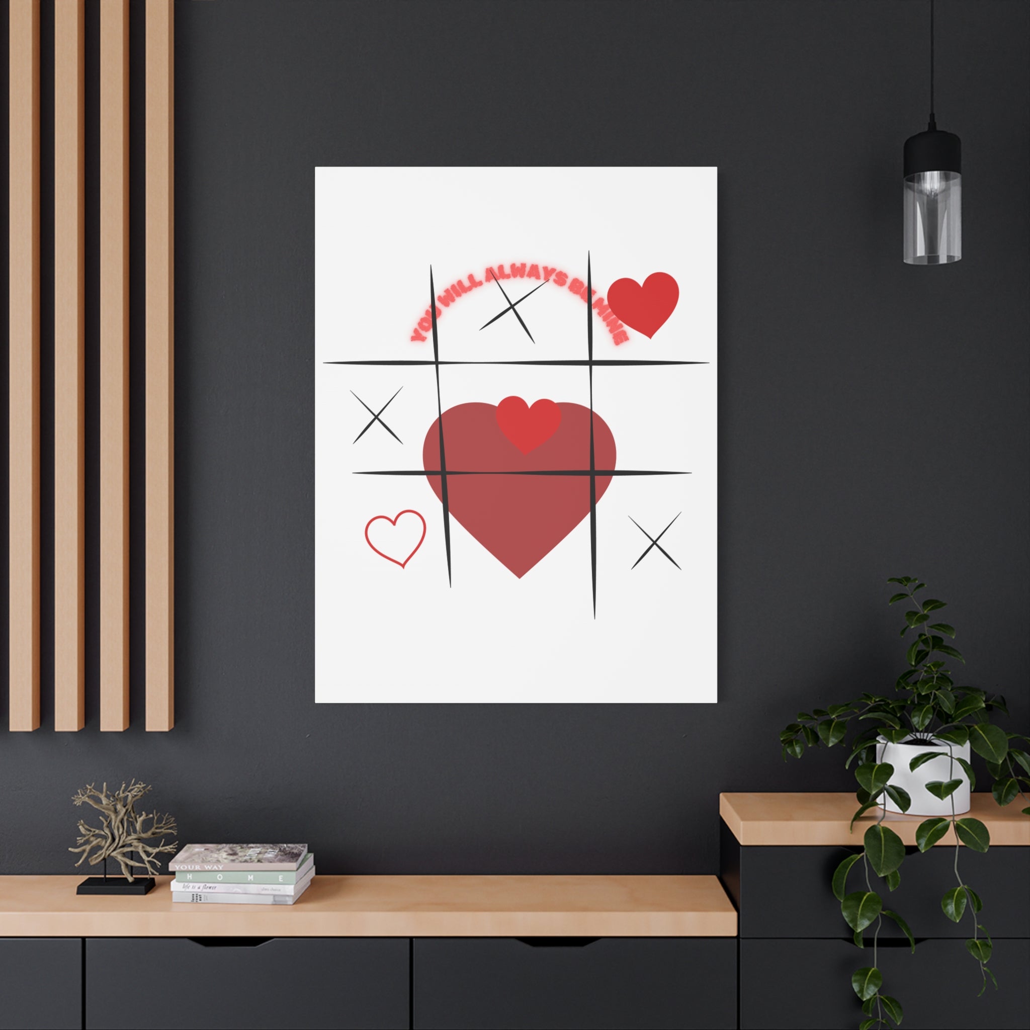 "You Will Always Be Mine" Matte Canvas Print – Sweet Love Wall Art