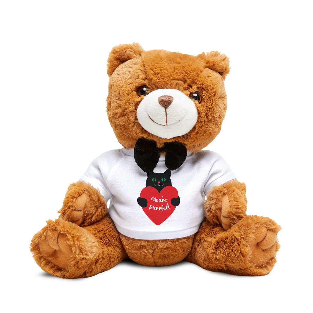 "You Are Purrfect" Teddy Bear – Cute AF Love Companion