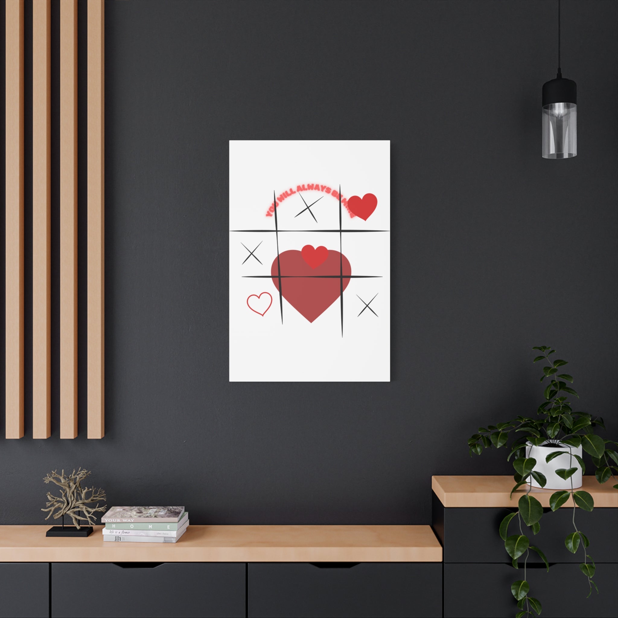 "You Will Always Be Mine" Matte Canvas Print – Sweet Love Wall Art