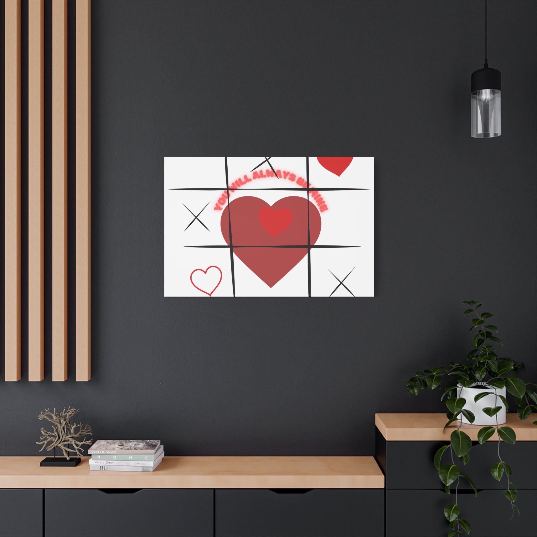 "You Will Always Be Mine" Matte Canvas Print – Sweet Love Wall Art