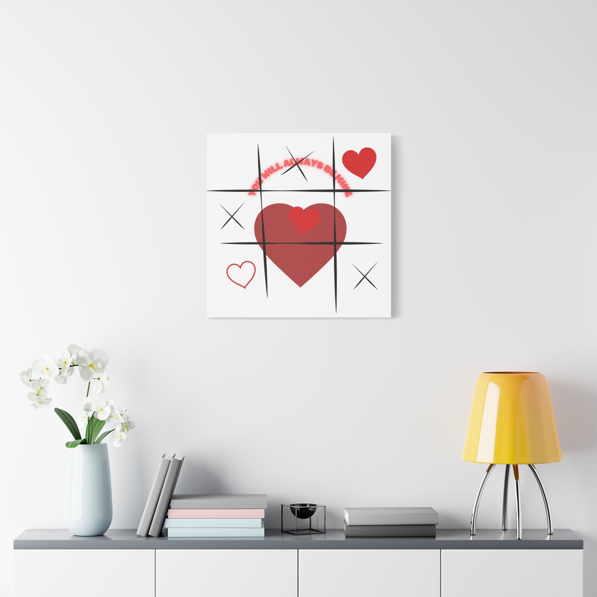 "You Will Always Be Mine" Matte Canvas Print – Sweet Love Wall Art