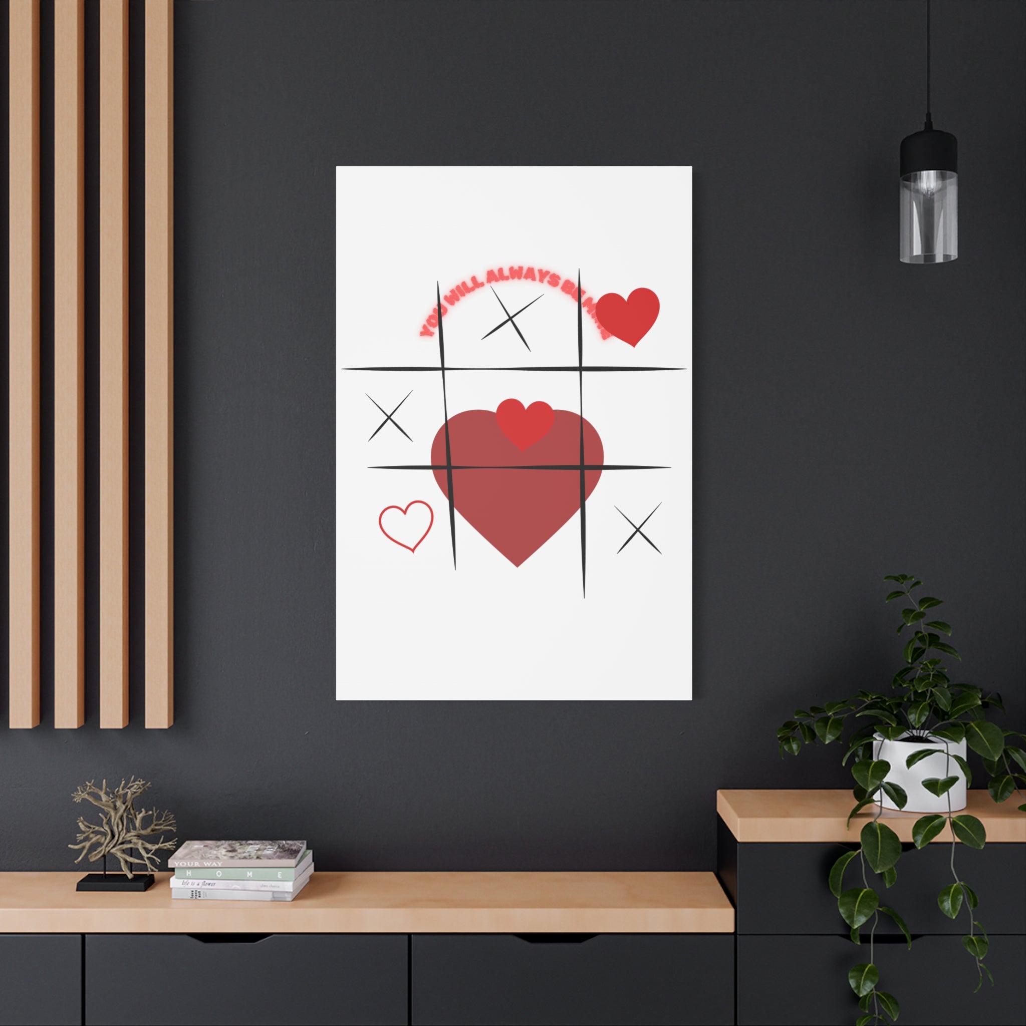 "You Will Always Be Mine" Matte Canvas Print – Sweet Love Wall Art