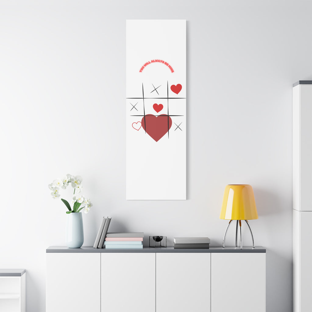 "You Will Always Be Mine" Matte Canvas Print – Sweet Love Wall Art