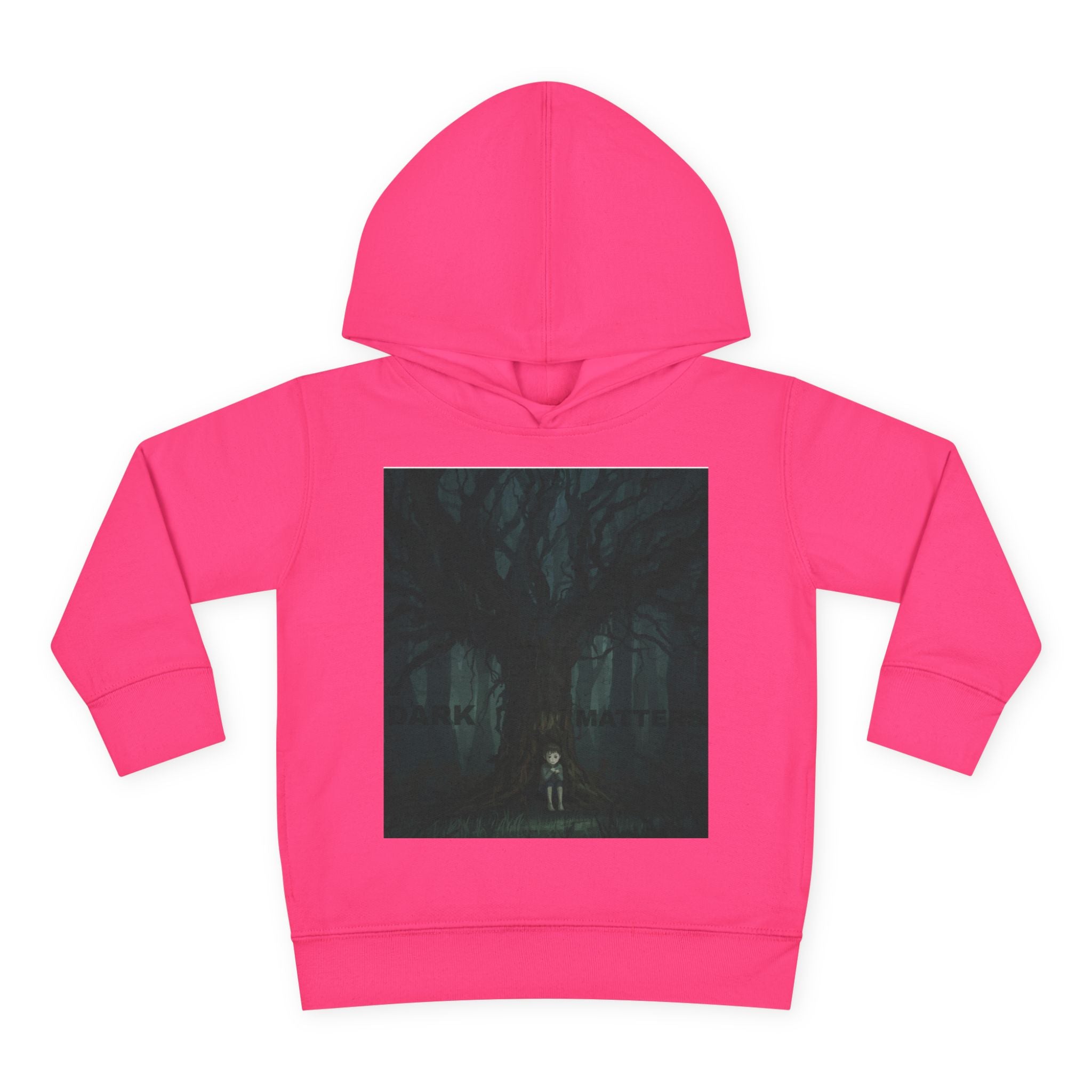 "Dark Matters" Toddler Fleece Hoodie – Cozy Cosmic Style for Little Explorers