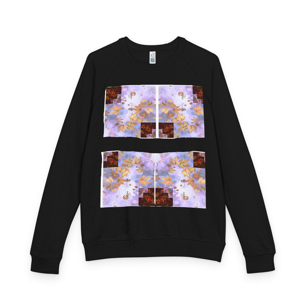 "Vivid Harmony" Unisex French Terry Crewneck – Bright Artistic Design, Colorful Graphic Sweatshirt, Wearable Art