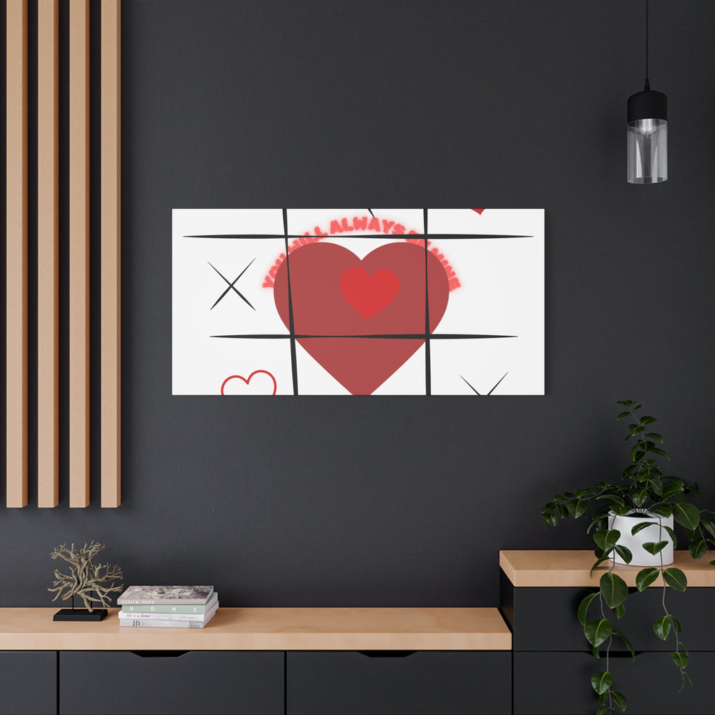 "You Will Always Be Mine" Matte Canvas Print – Sweet Love Wall Art