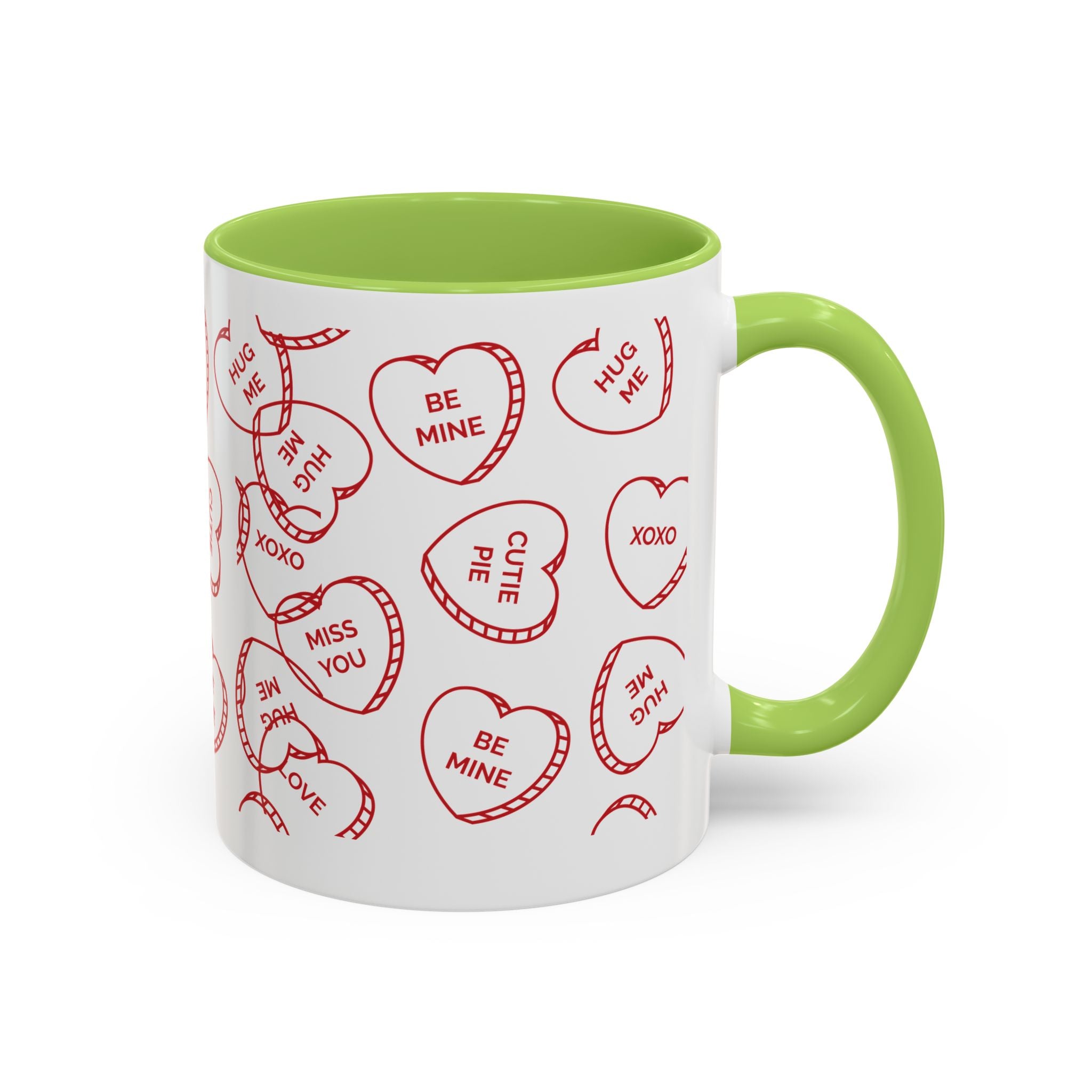 Cute Heart Message Mug – Sweet Love Coffee Cup, Adorable Gift for Loved Ones
