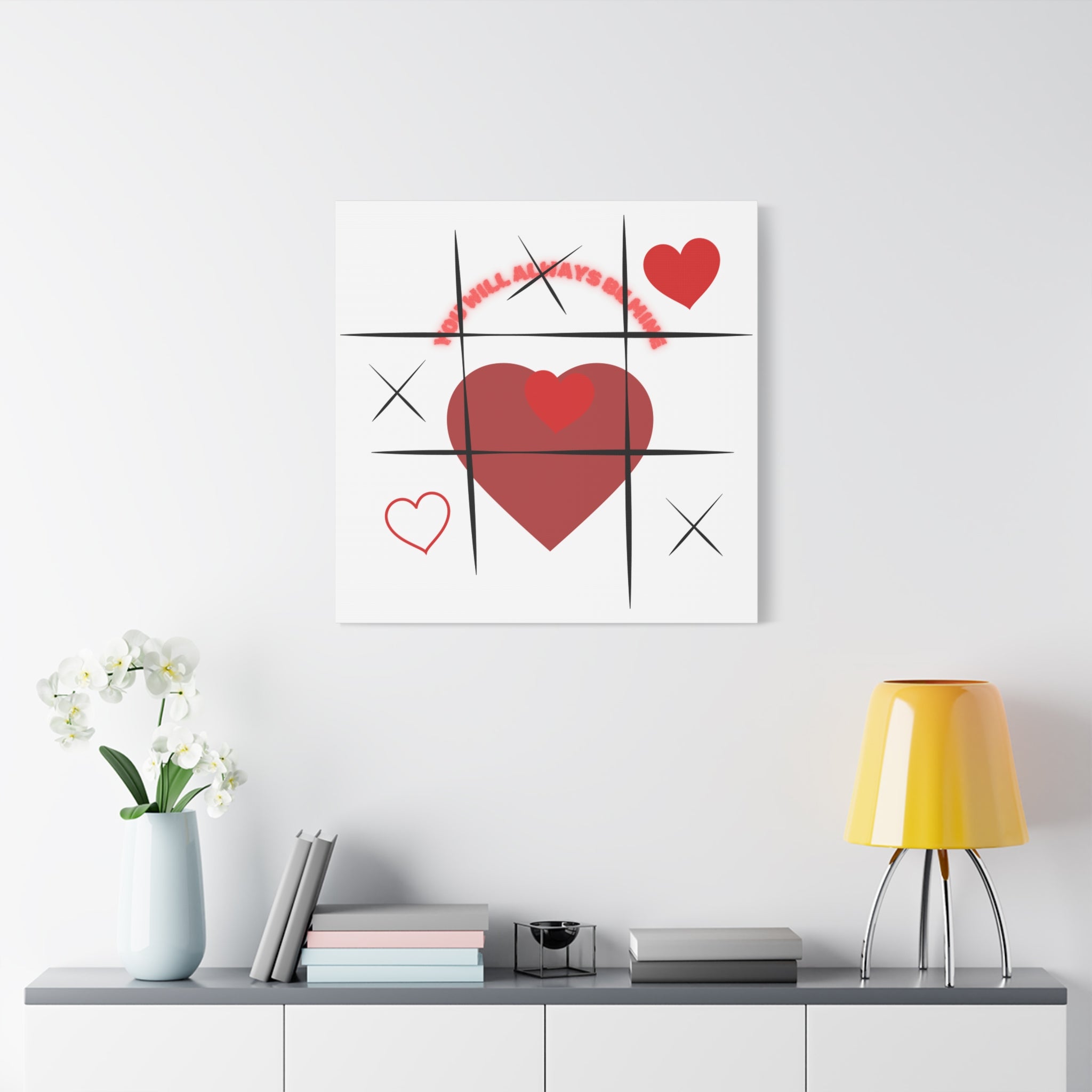 "You Will Always Be Mine" Matte Canvas Print – Sweet Love Wall Art