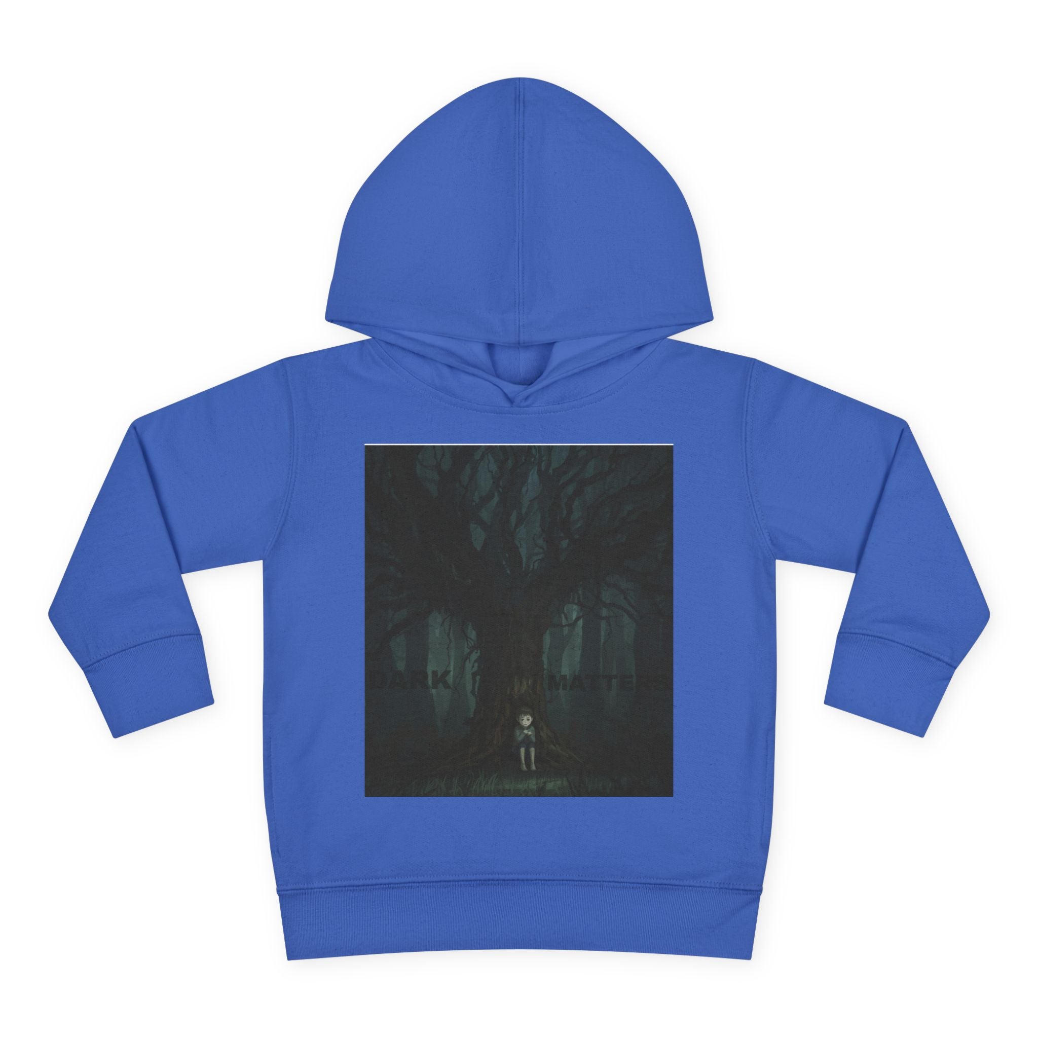 "Dark Matters" Toddler Fleece Hoodie – Cozy Cosmic Style for Little Explorers