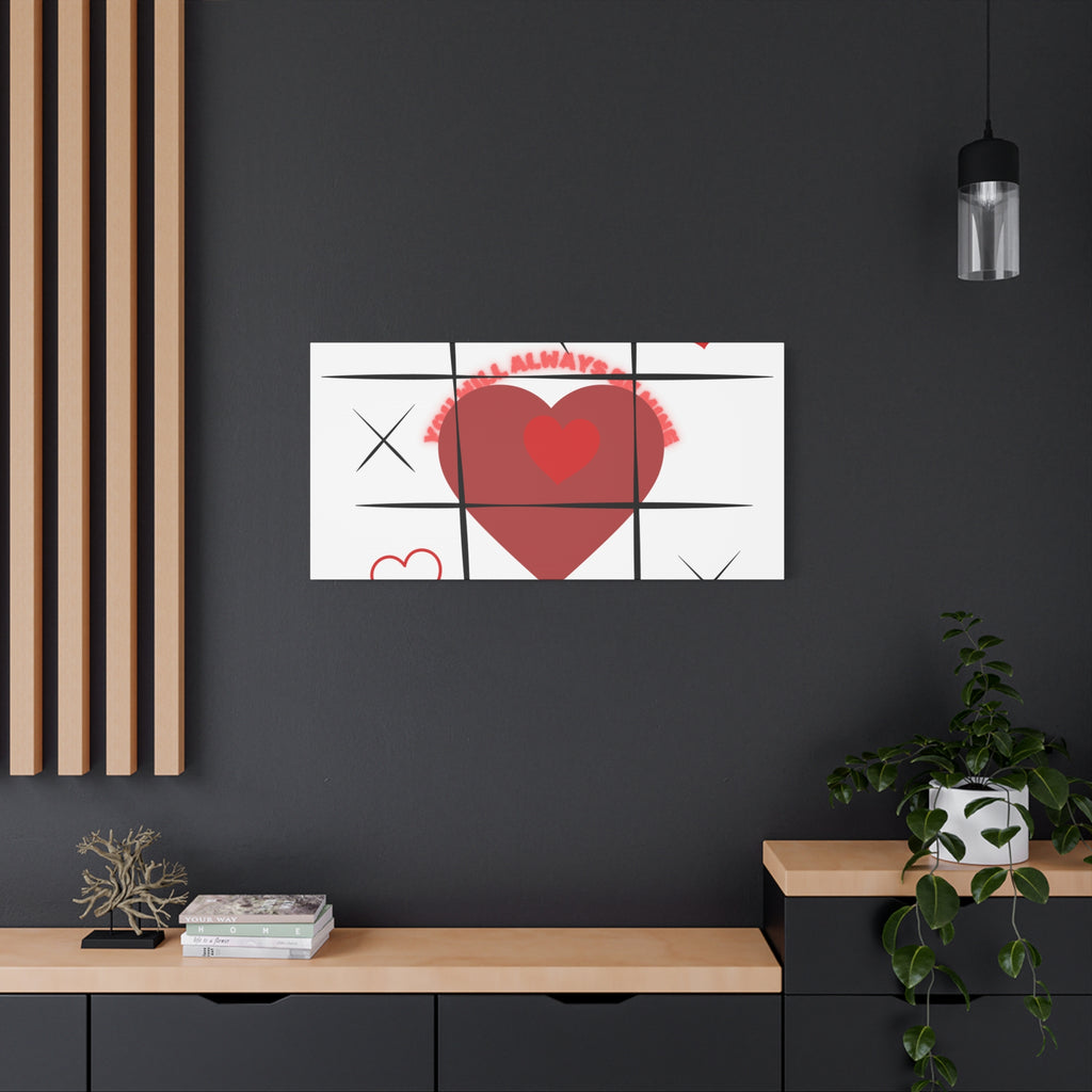 "You Will Always Be Mine" Matte Canvas Print – Sweet Love Wall Art