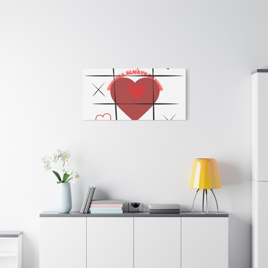 "You Will Always Be Mine" Matte Canvas Print – Sweet Love Wall Art
