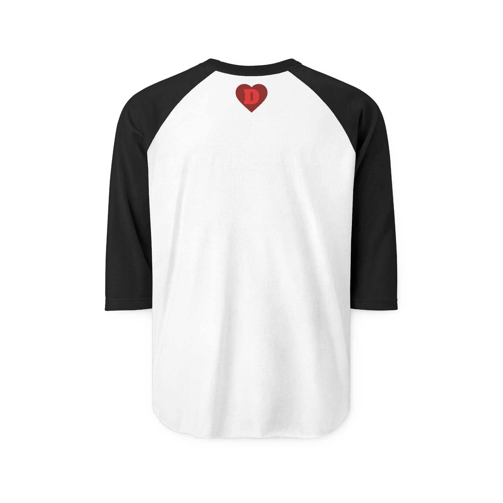 "LIFELESS" Regal 3/4 Sleeve Shirt – Bold Minimalist Statement, Modern Streetwear, Edgy Raglan Tee