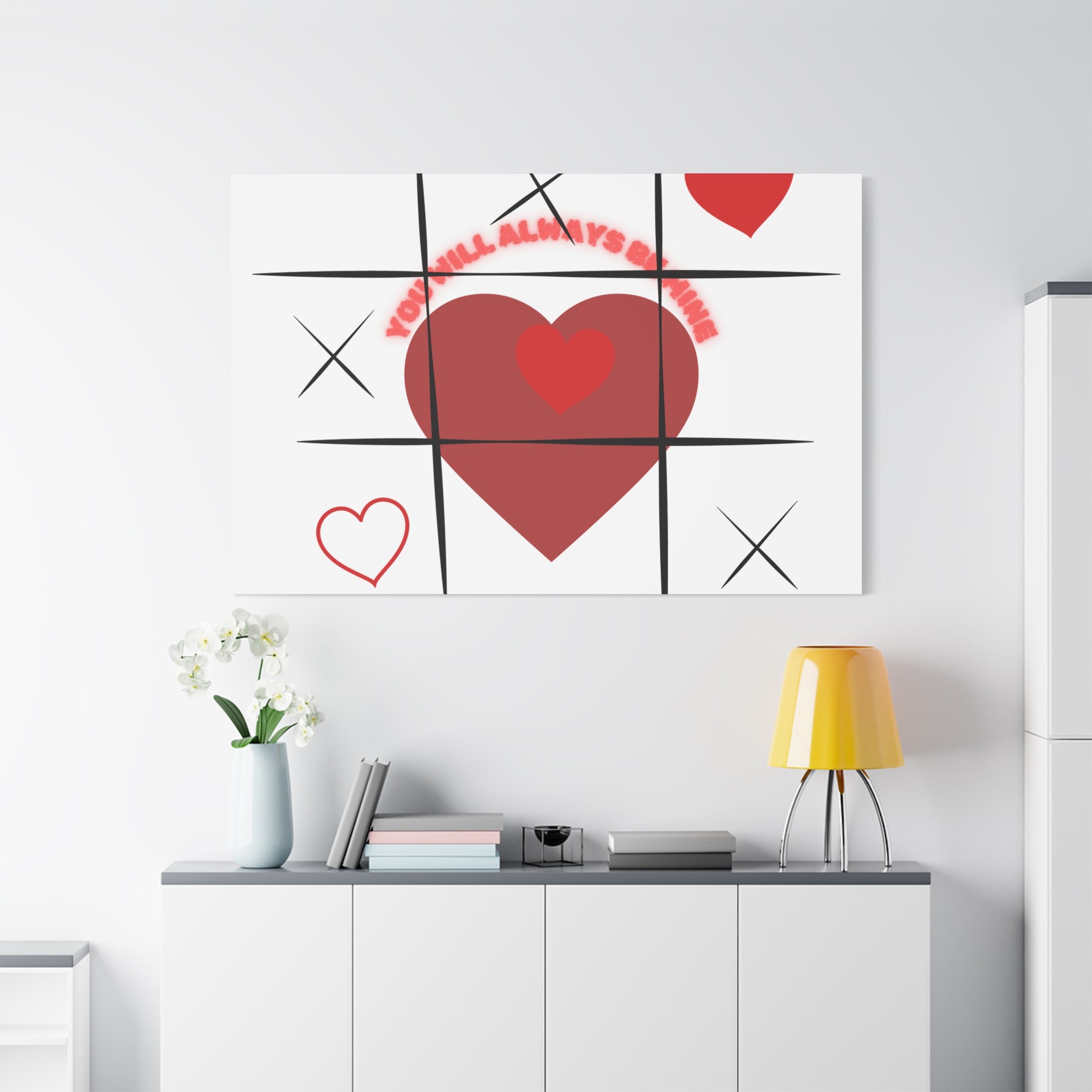 "You Will Always Be Mine" Matte Canvas Print – Sweet Love Wall Art