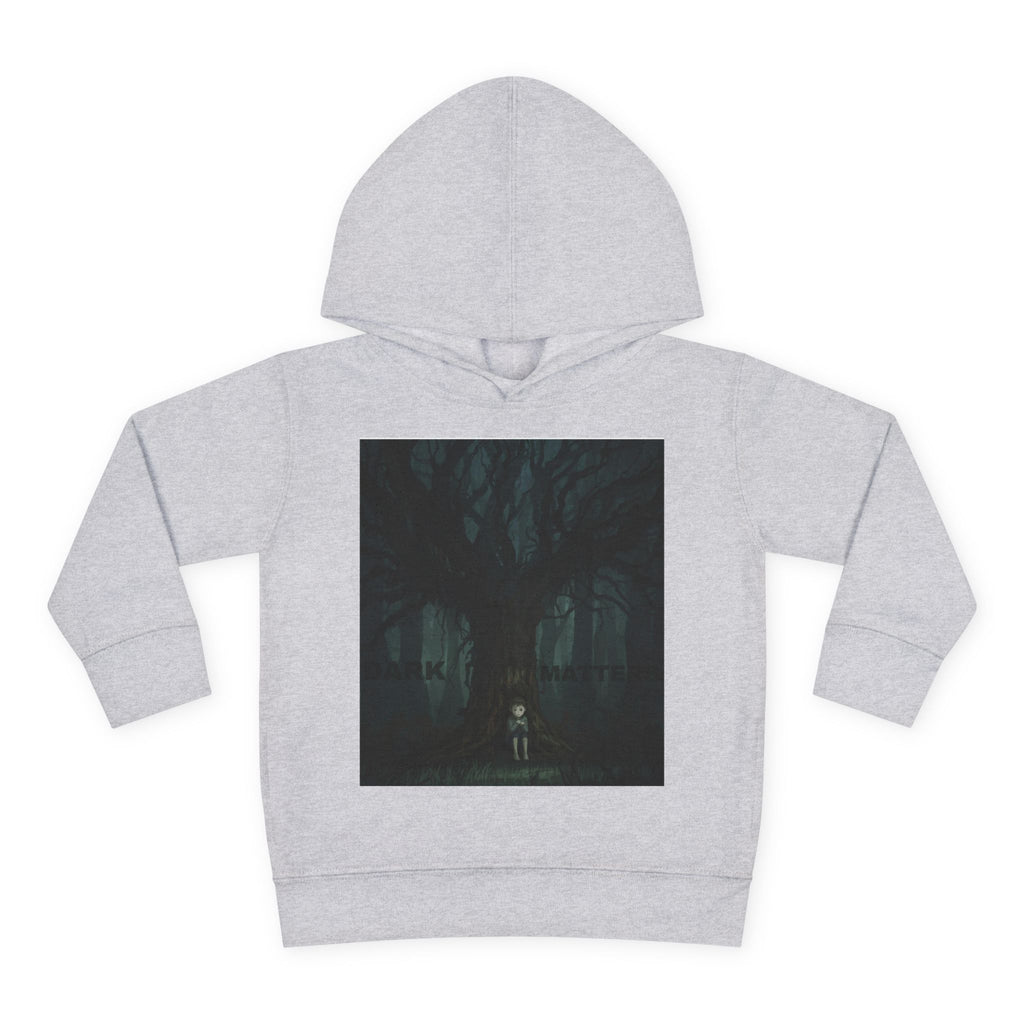 "Dark Matters" Toddler Fleece Hoodie – Cozy Cosmic Style for Little Explorers