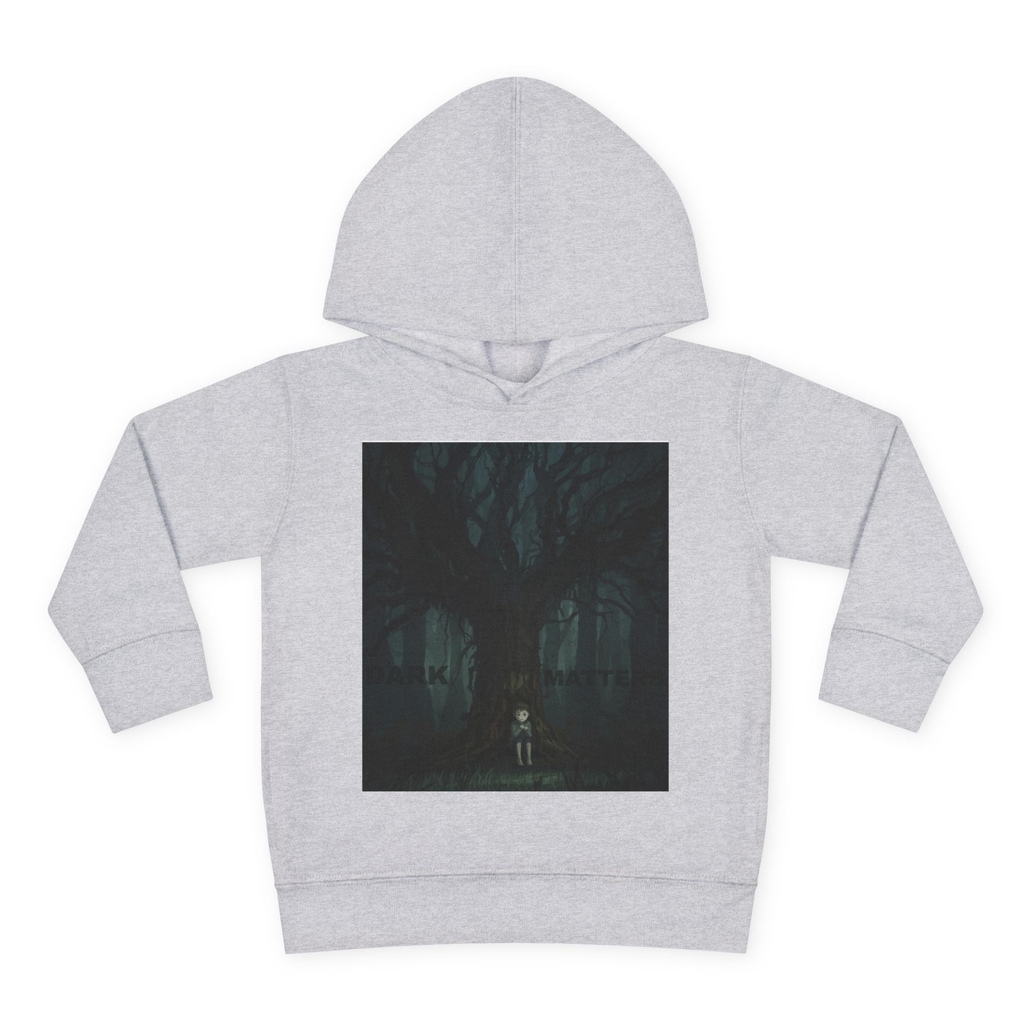 "Dark Matters" Toddler Fleece Hoodie – Cozy Cosmic Style for Little Explorers